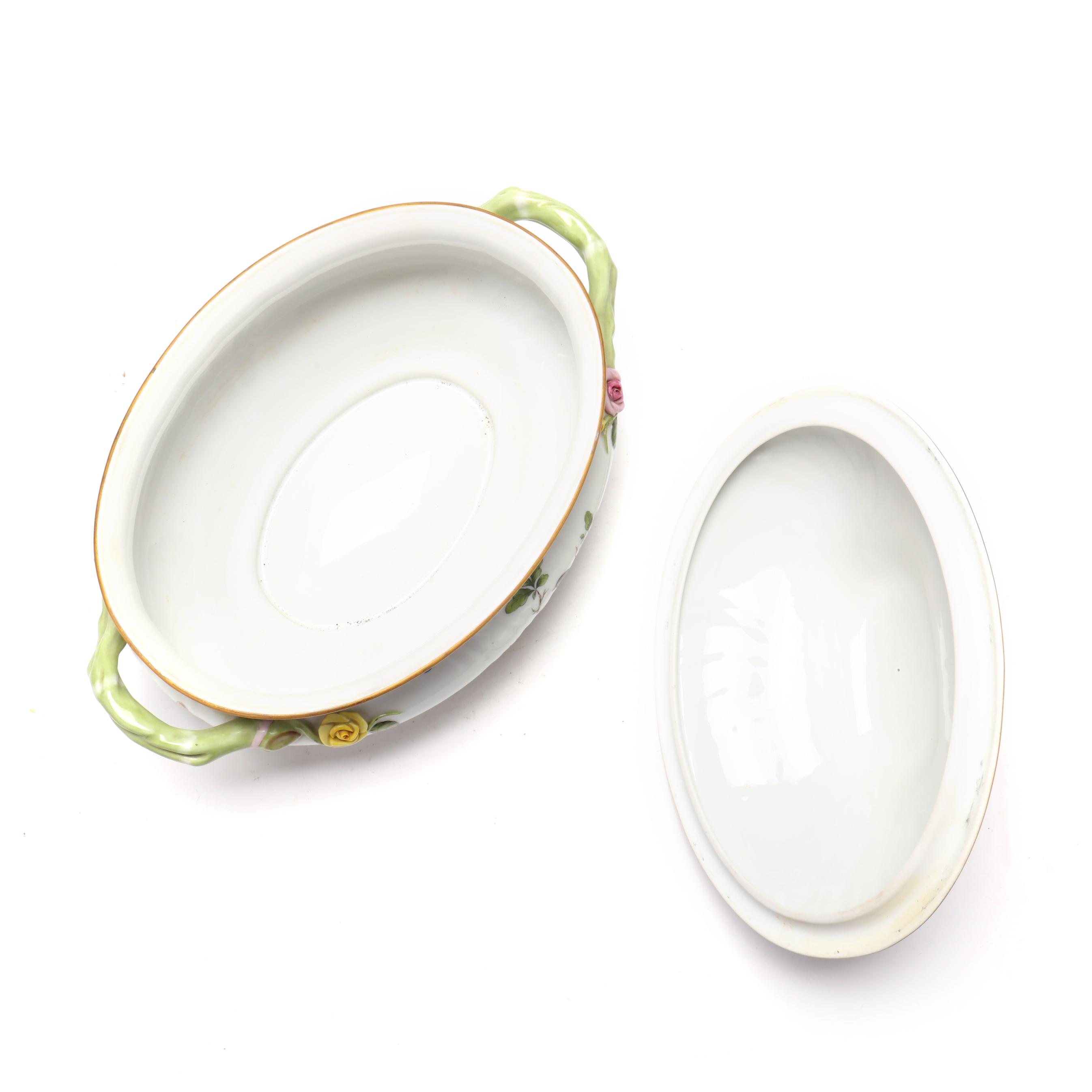 Herend Rothschild Bird Porcelain Tureen (Lot 2160 - )