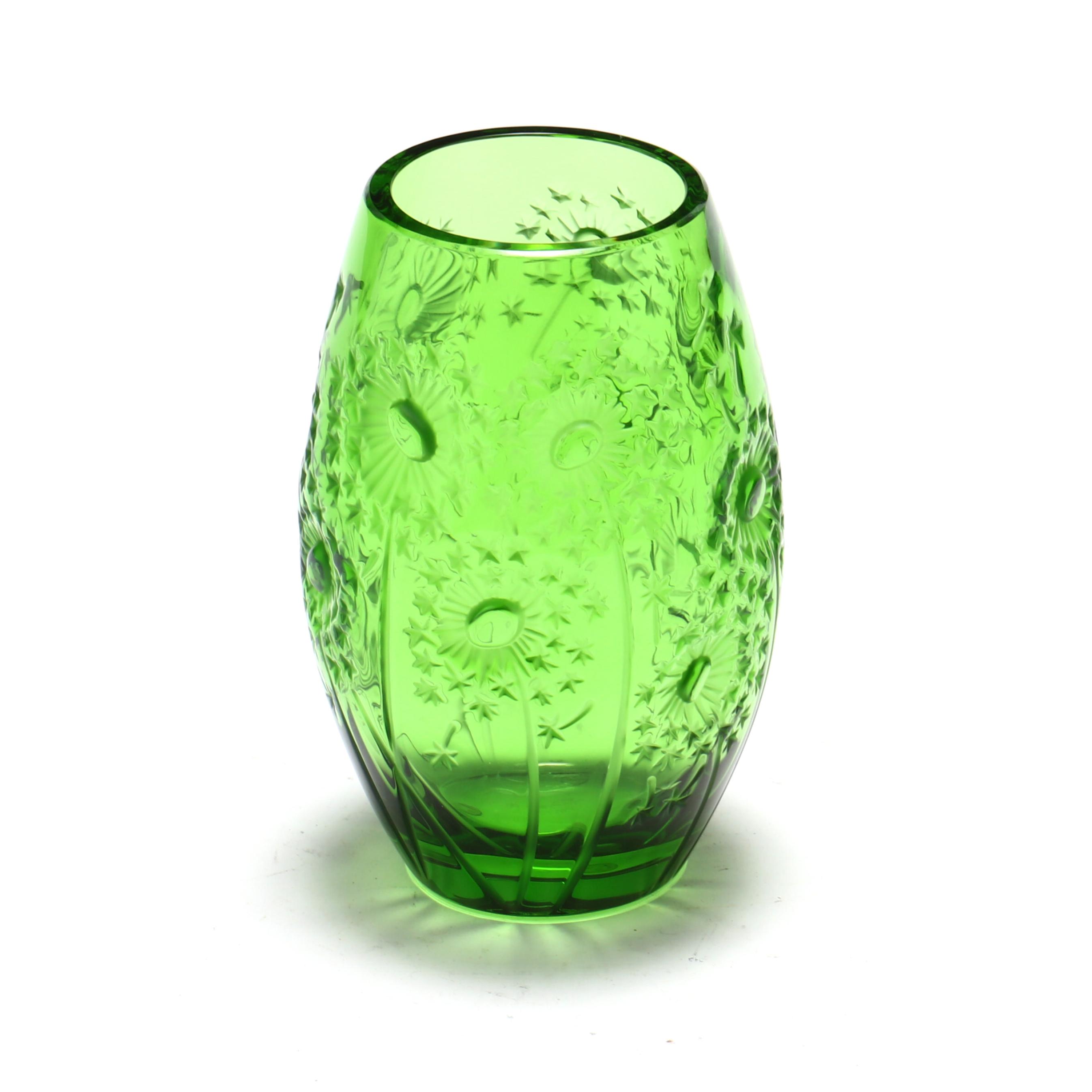 RU-6021　LALIQUE クリスタル　シルヴィ　花瓶 RU-6021 LALIQUE クリスタル シルヴィ 花瓶 RU-6021 LALIQUE