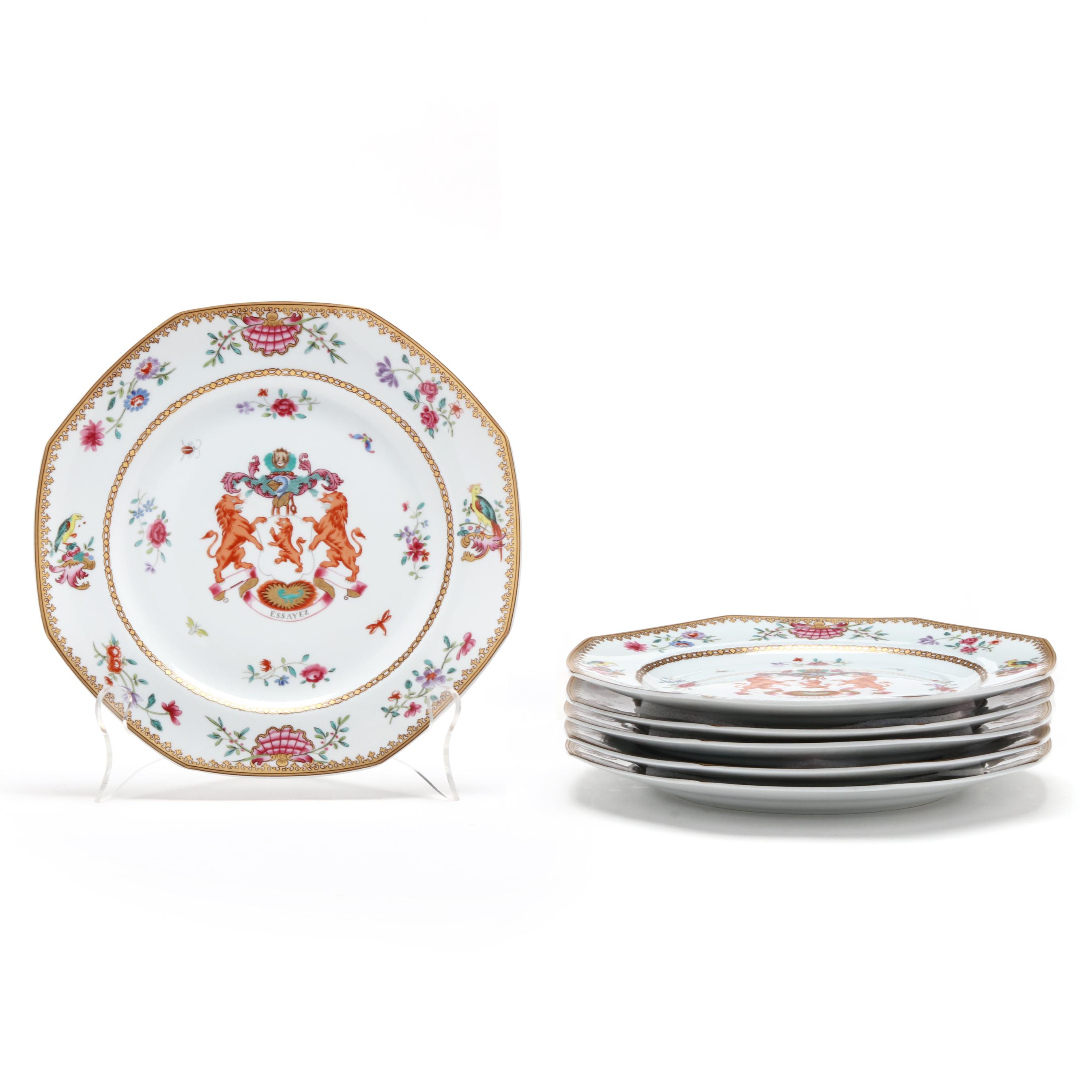 Eleven Mottahedeh Vista Alegre Armorial Plates (Lot 2186 - )