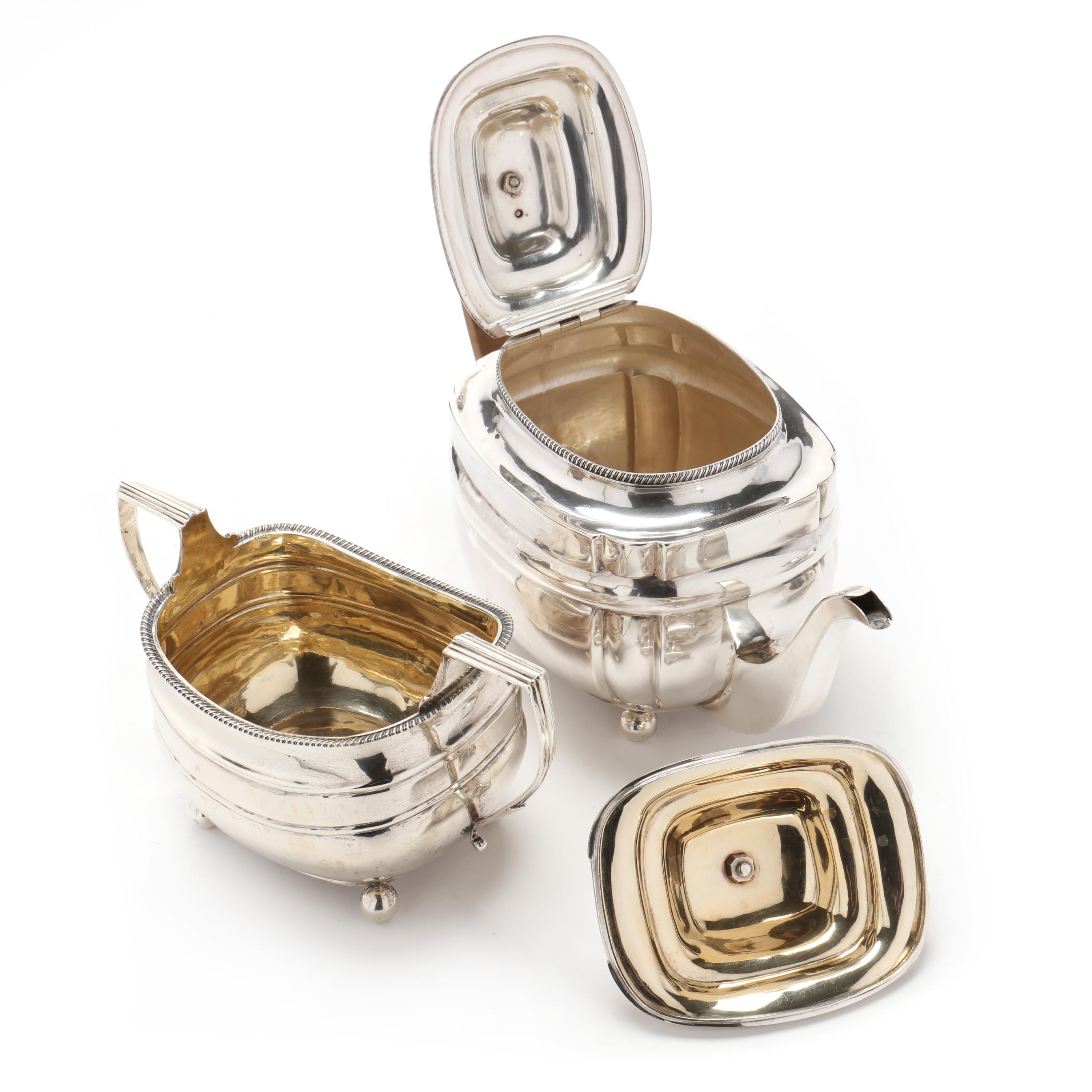An Assembled George III Silver Tea Service (Lot 4263 - Fine Silver