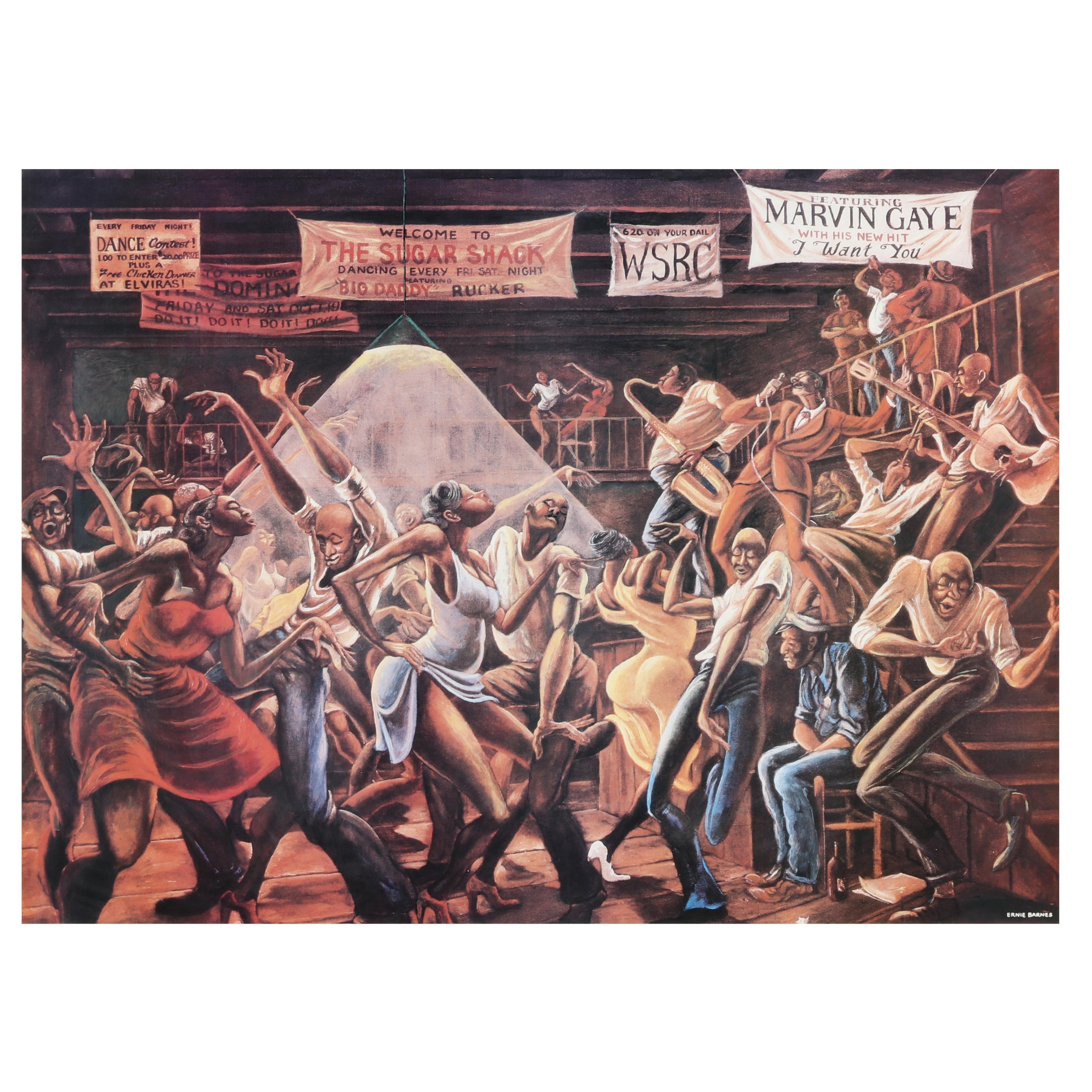 Ernie Barnes (American, 1938-2009), The Sugar Shack (Lot 4051