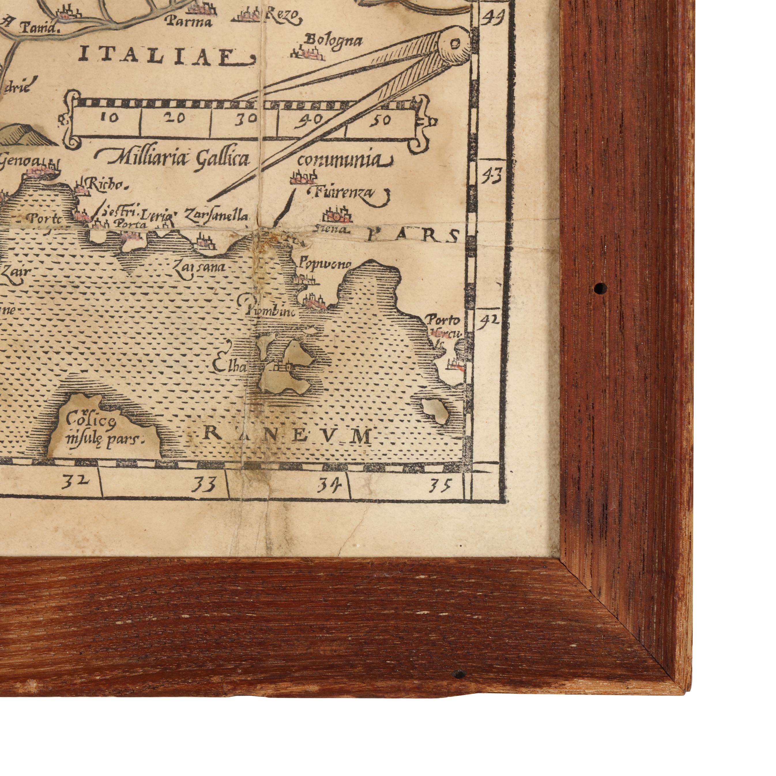 Belleforest's 16th-Century Woodcut Map of France (Lot 4020