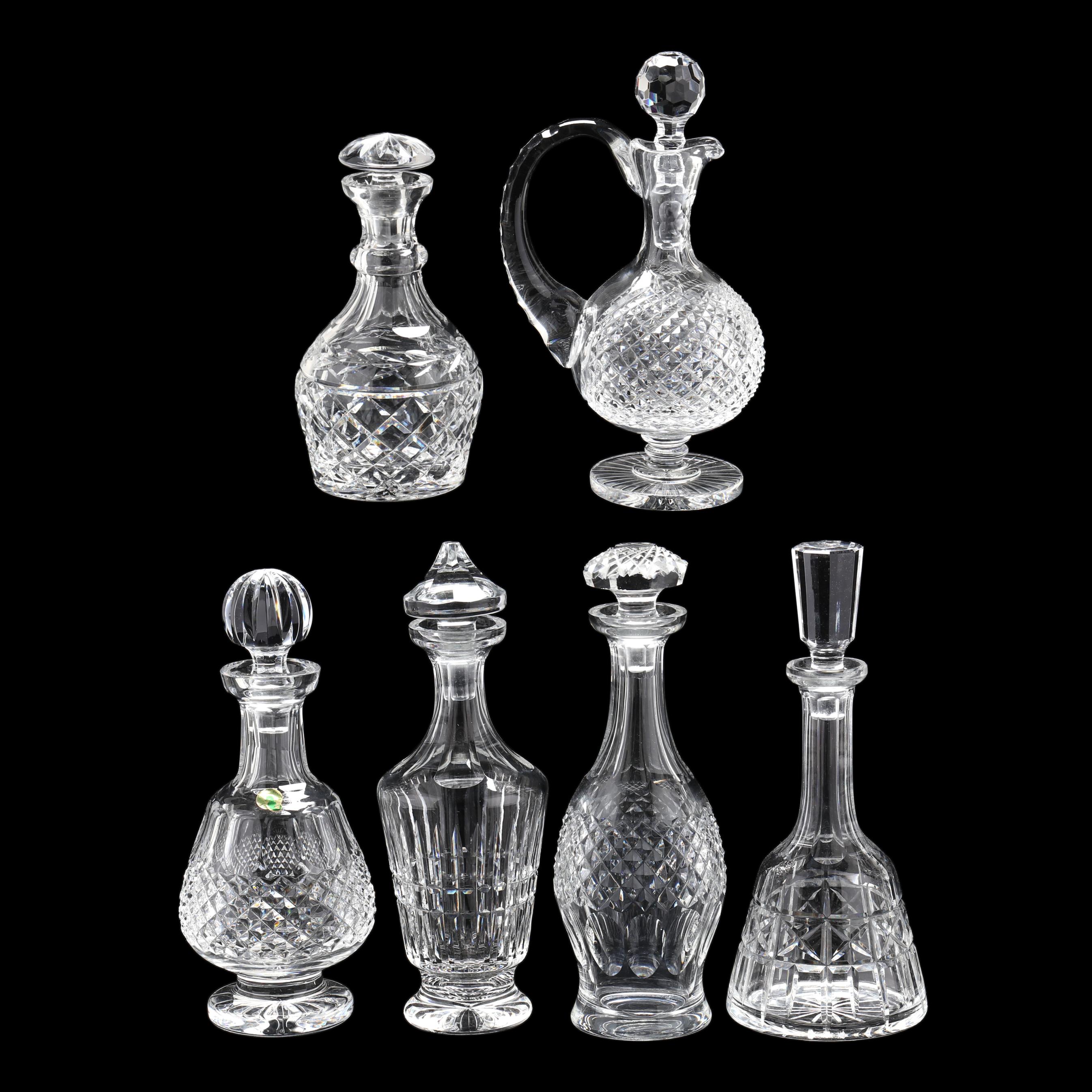 Six Assorted Waterford Crystal Decanters (Lot 2036 - )
