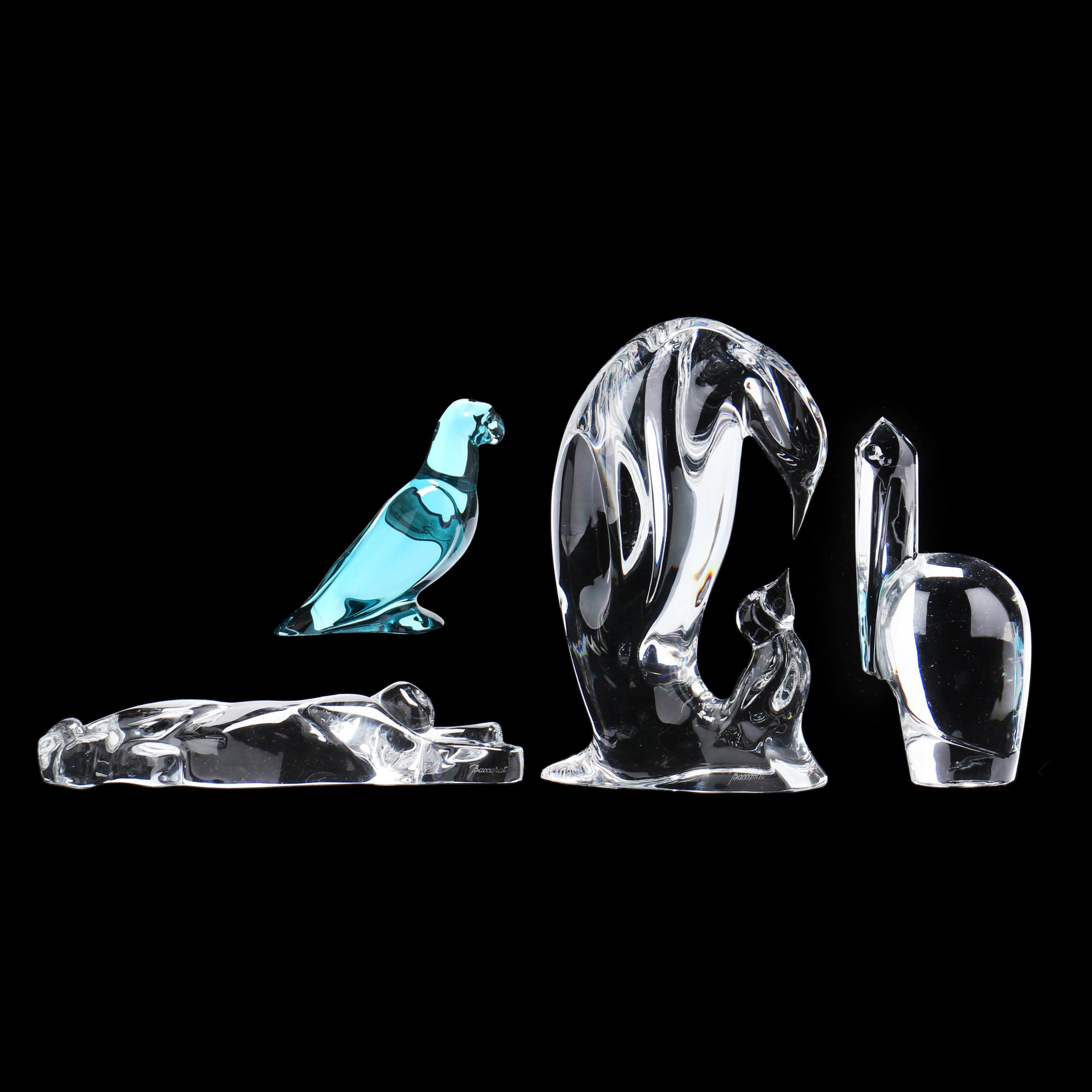 Four Baccarat Crystal Animals (Lot 1221 - November Estate