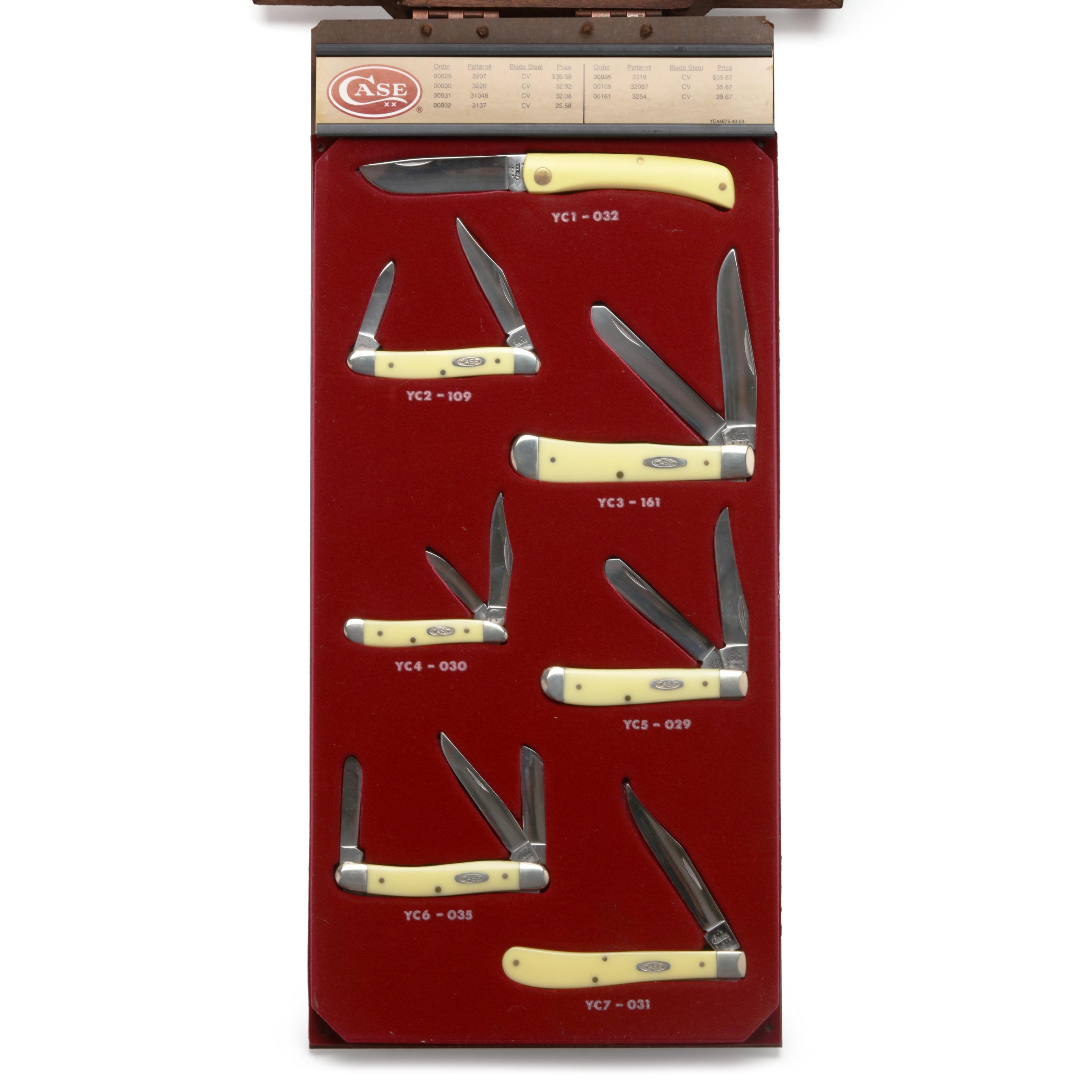 SUMMARY2011inDOME　未開封 Original Case XX Folding Knife Display with Seven Knives