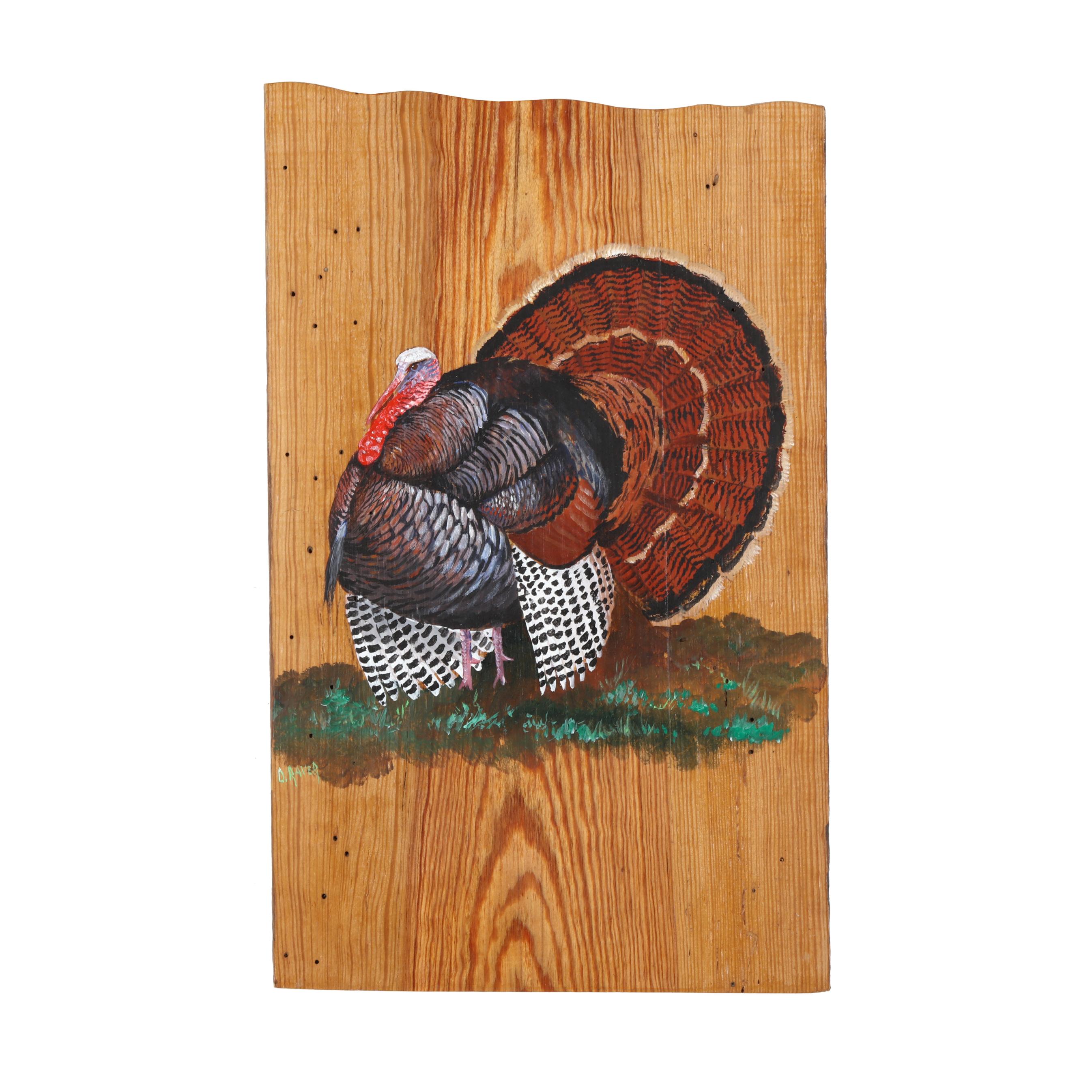 Duane Raver Jr. (NC, 1927-2022), Wild Turkey (Lot 7324 - Sporting
