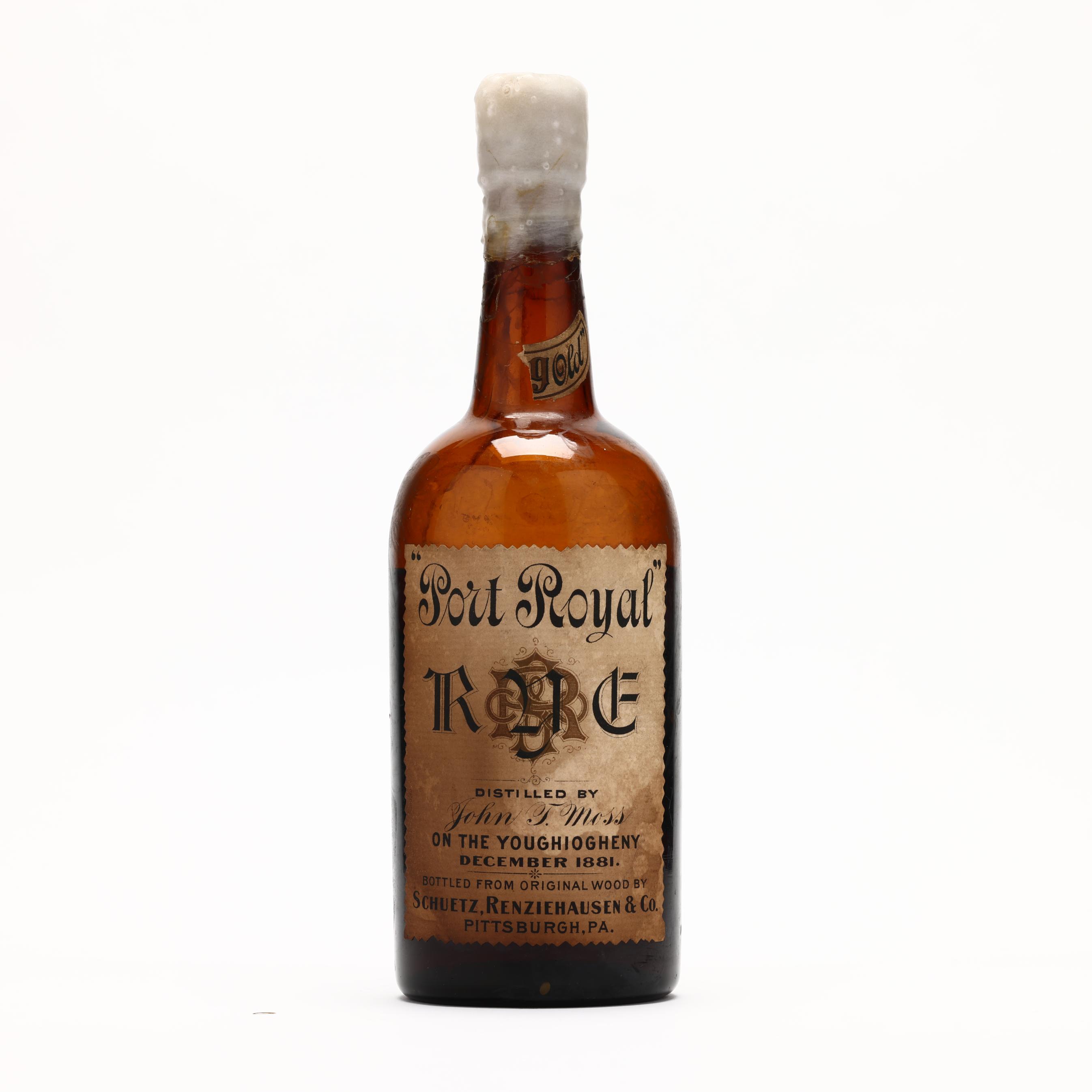 Port Royal Rye Whiskey - Vintage 1881 (Lot 1016