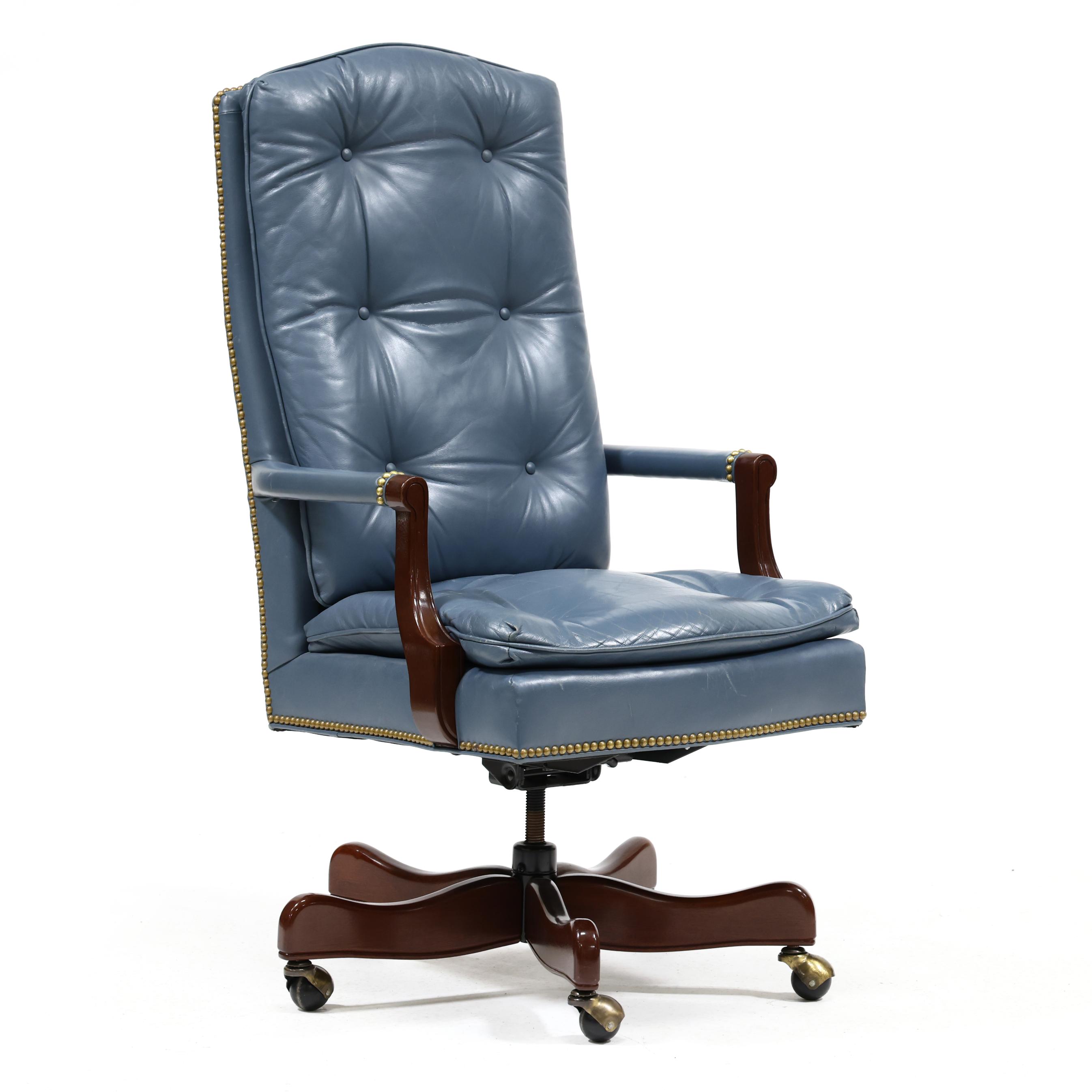 Hancock & Moore, Leather Office Chair (Lot 1434 - Holiday