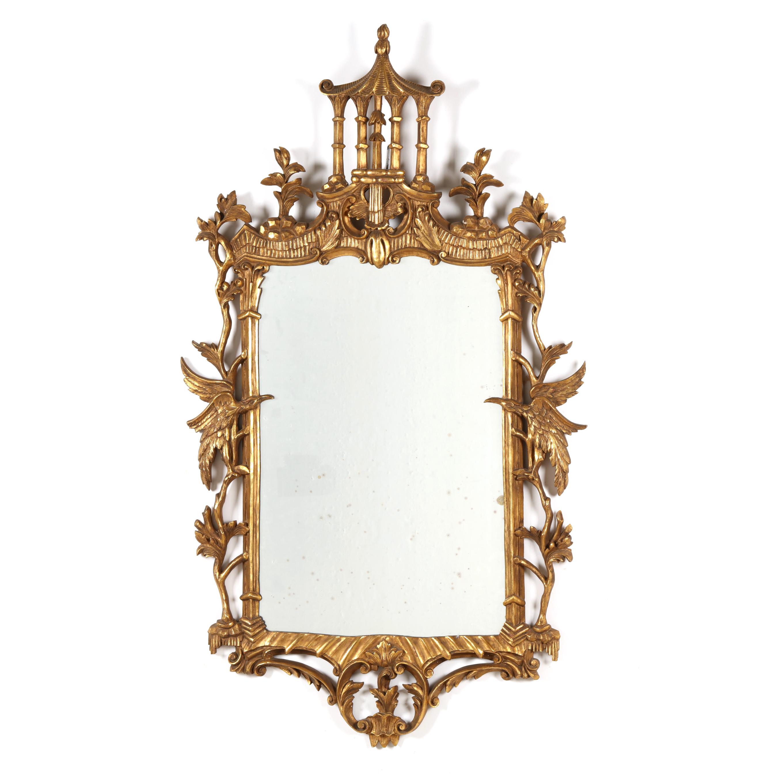 F. J. Newcomb Company, Chinese Chippendale Style Giltwood