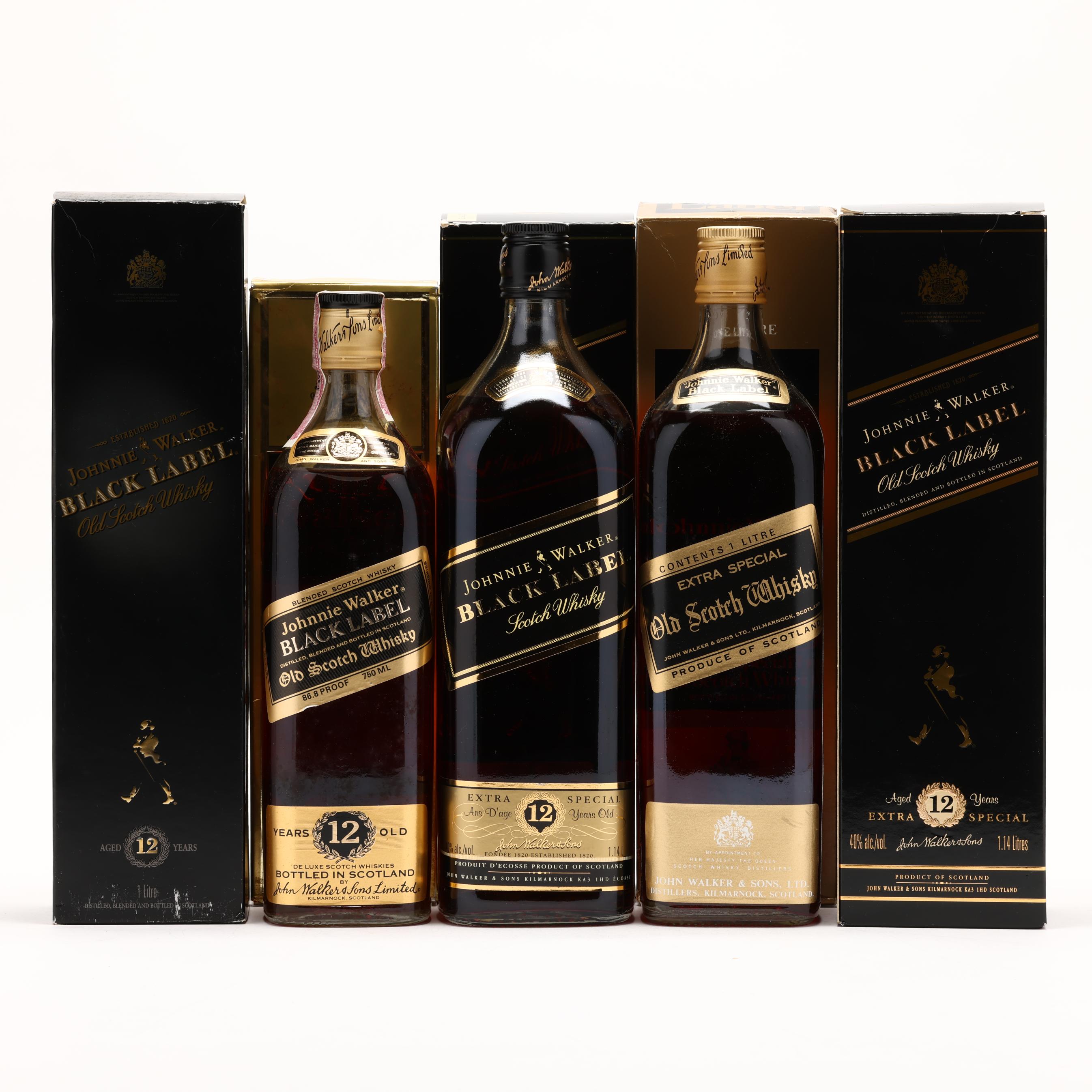 Johnnie Walker Scotch Whisky, Black Label (Lot 1291 - Rare Spirits