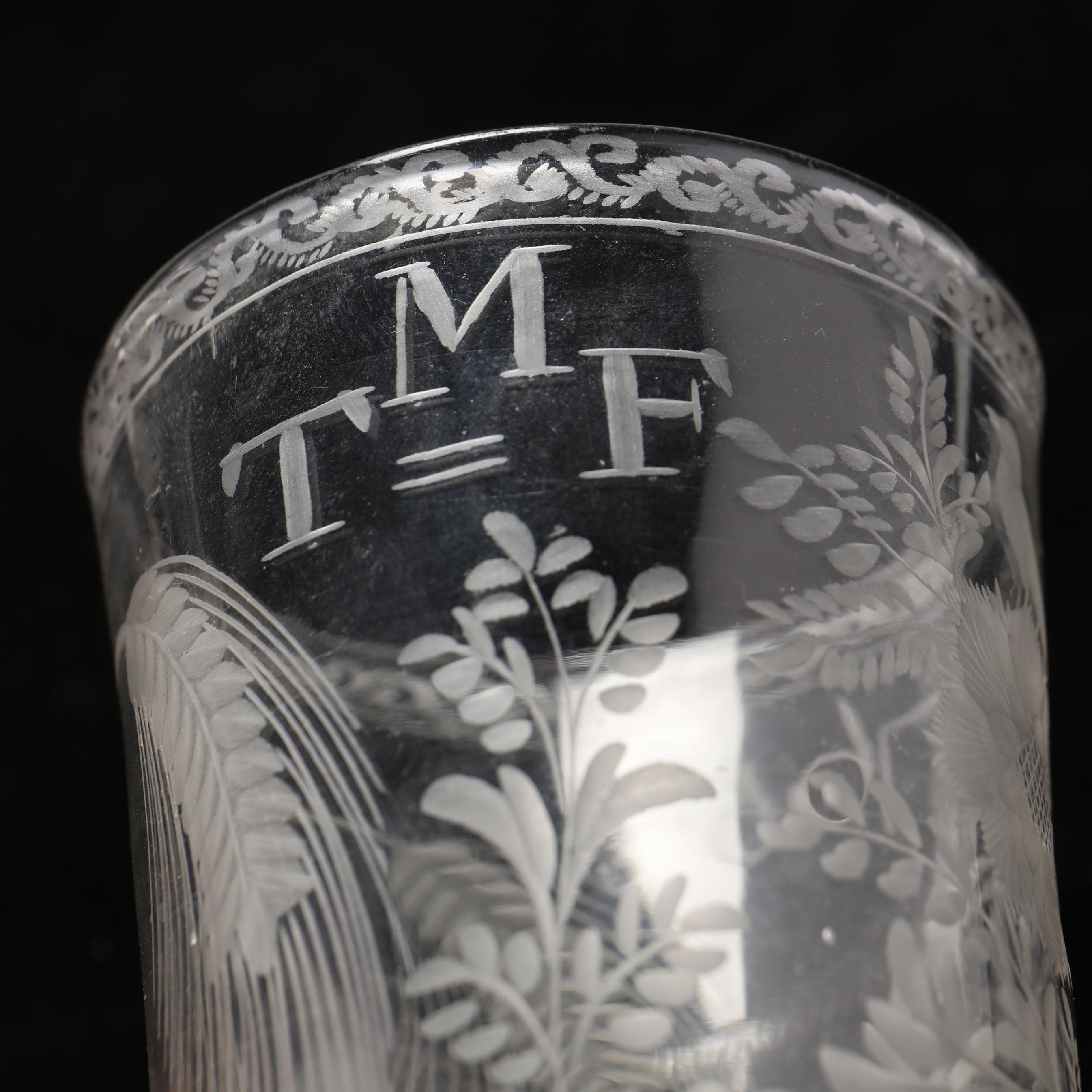 18th Century Glass Flask, Funnel and Tumbler (Lot 3010 - The Estate of the  late Dr. Larry Southworth, Fredericksburg, VirginiaDec 4, 2024, 10:00am)