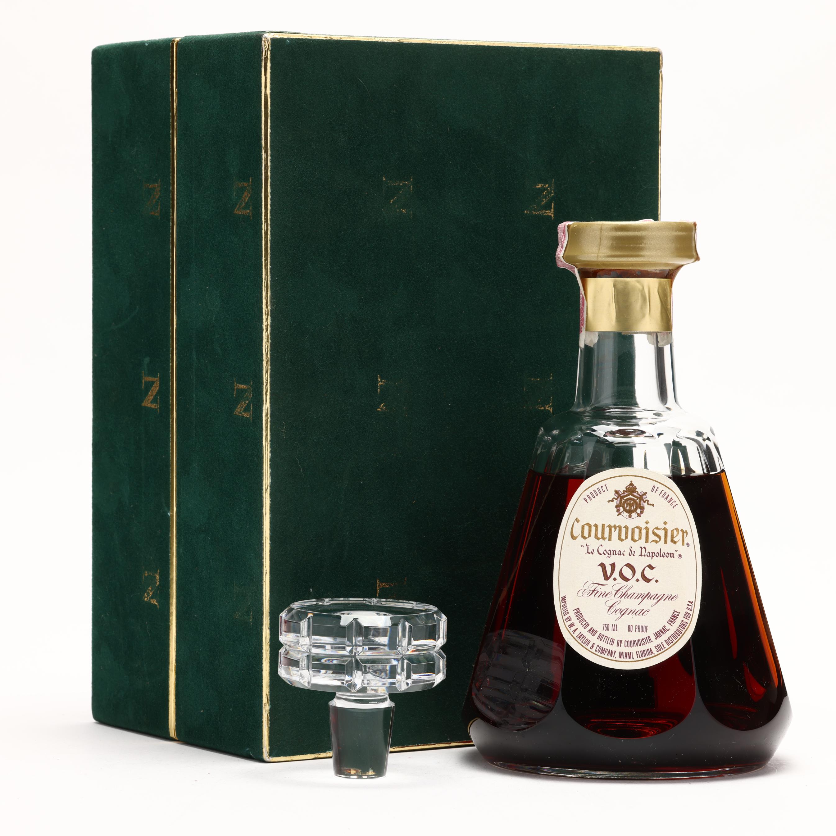 Courvoisier V.O.C. Cognac & Baccarat Decanter (Lot 1164 - Rare