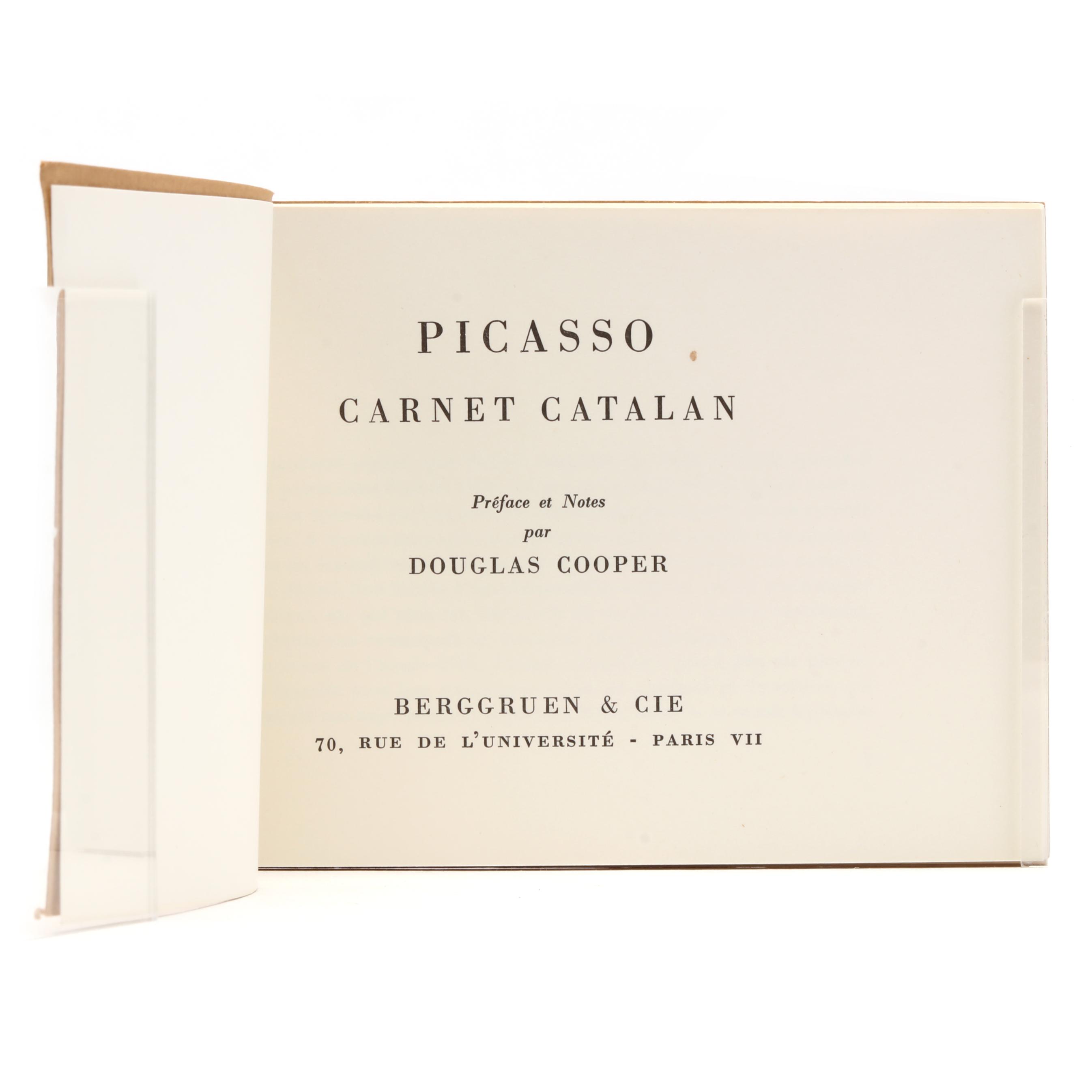 Pablo Picasso, Carnet Catalan, Limited Edition Facsimile