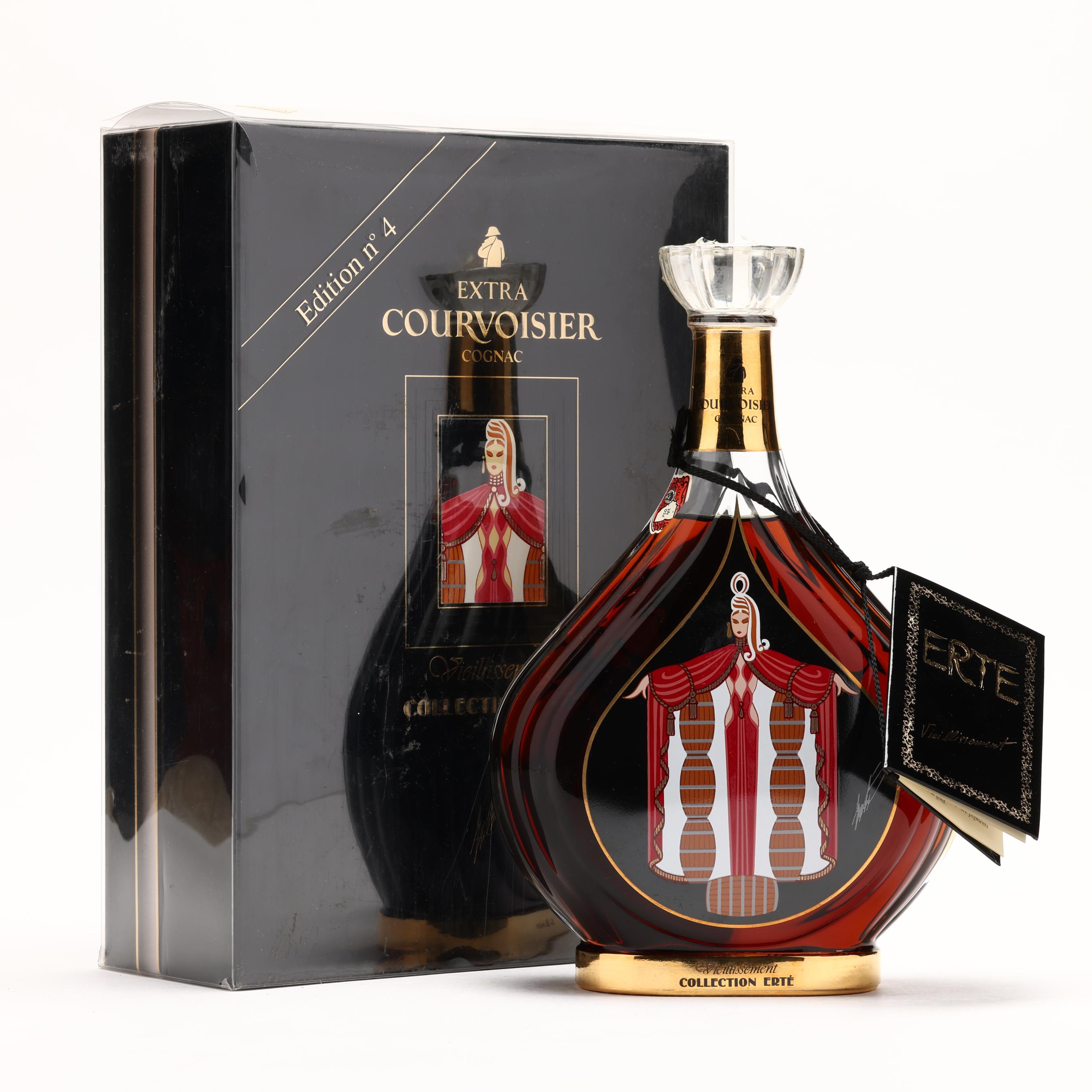 Courvoisier Cognac, Erte Collection (Lot 1156 - Rare Spirits