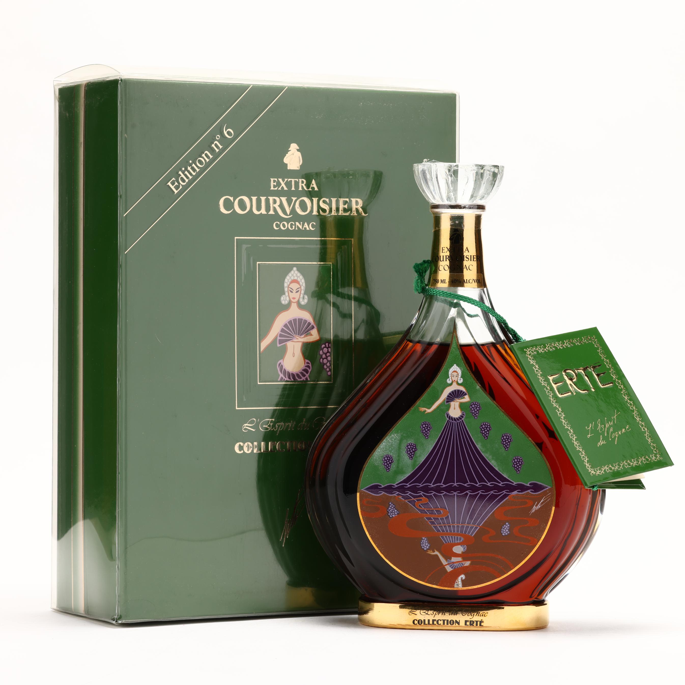 Courvoisier Cognac, Erte Collection (Lot 1158 - Rare Spirits
