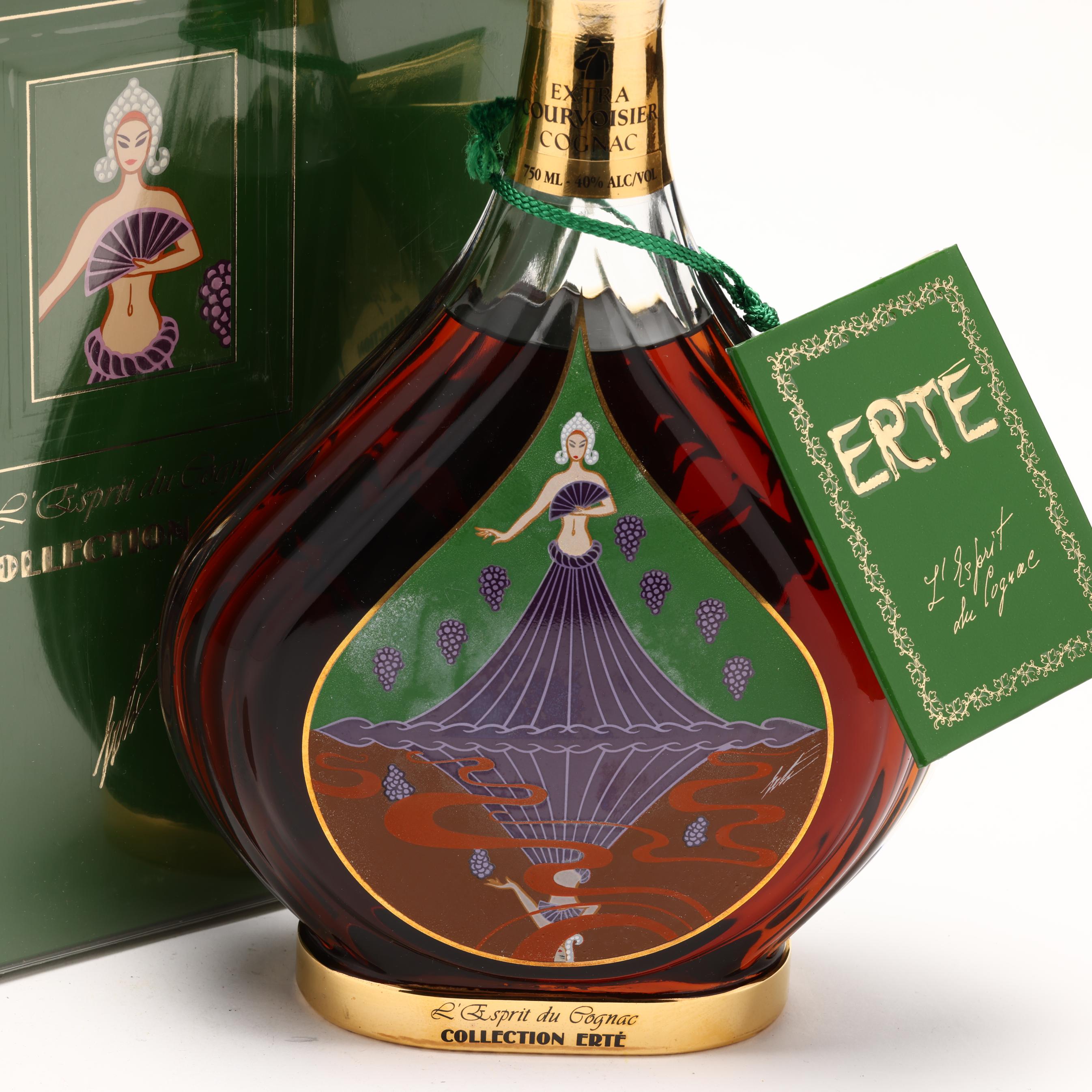 Courvoisier Cognac, Erte Collection (Lot 1158 - Rare Spirits 