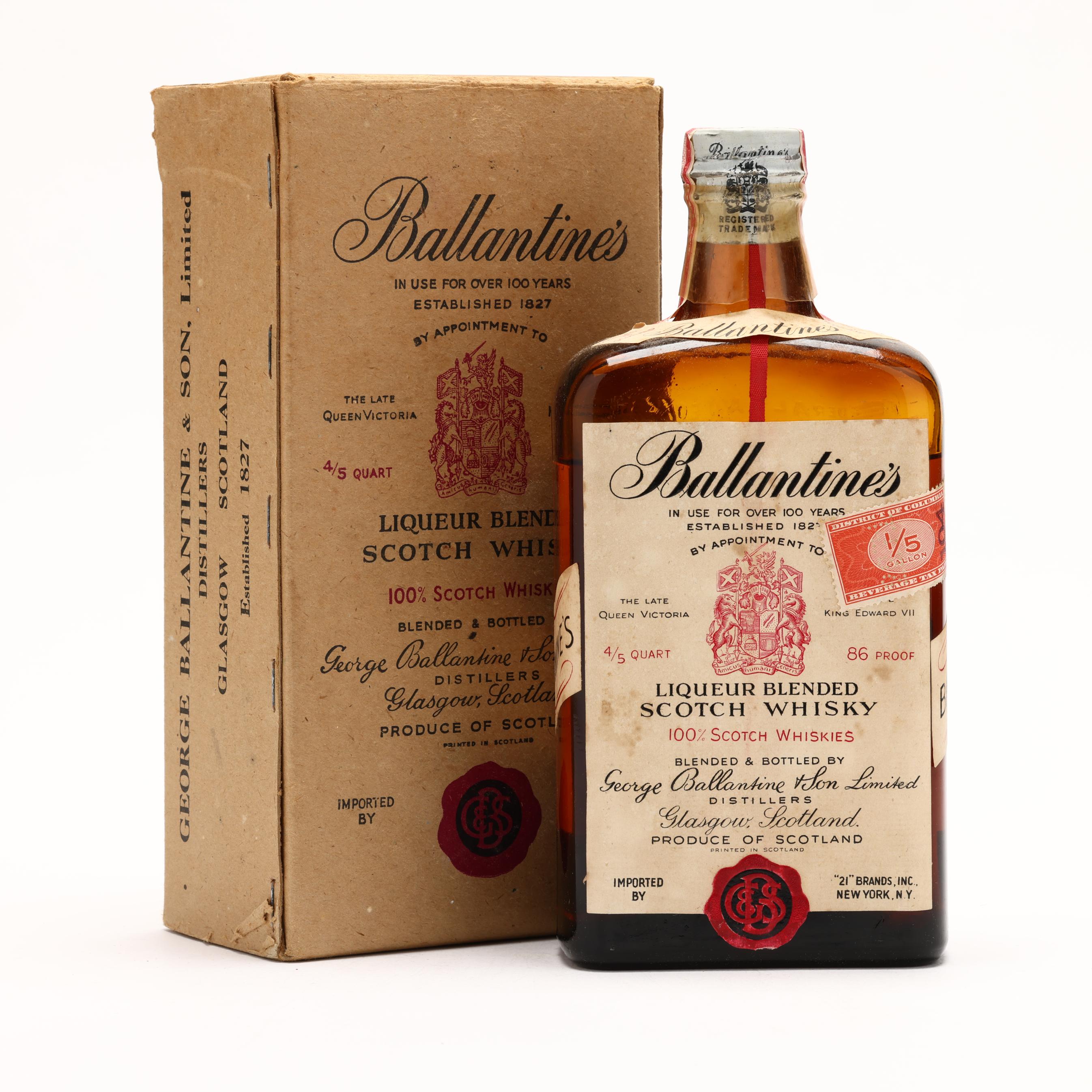 Ballantine's Liqueur Blended Scotch Whisky (Lot 1242 - Rare