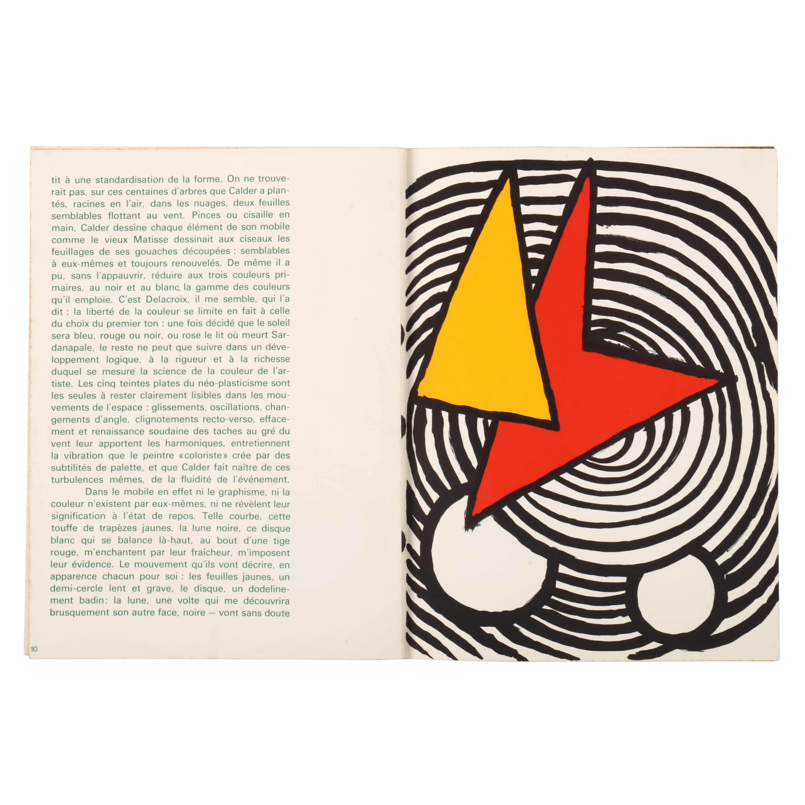 Derriere le Miroir - Four Alexander Calder Issues (Lot 4060