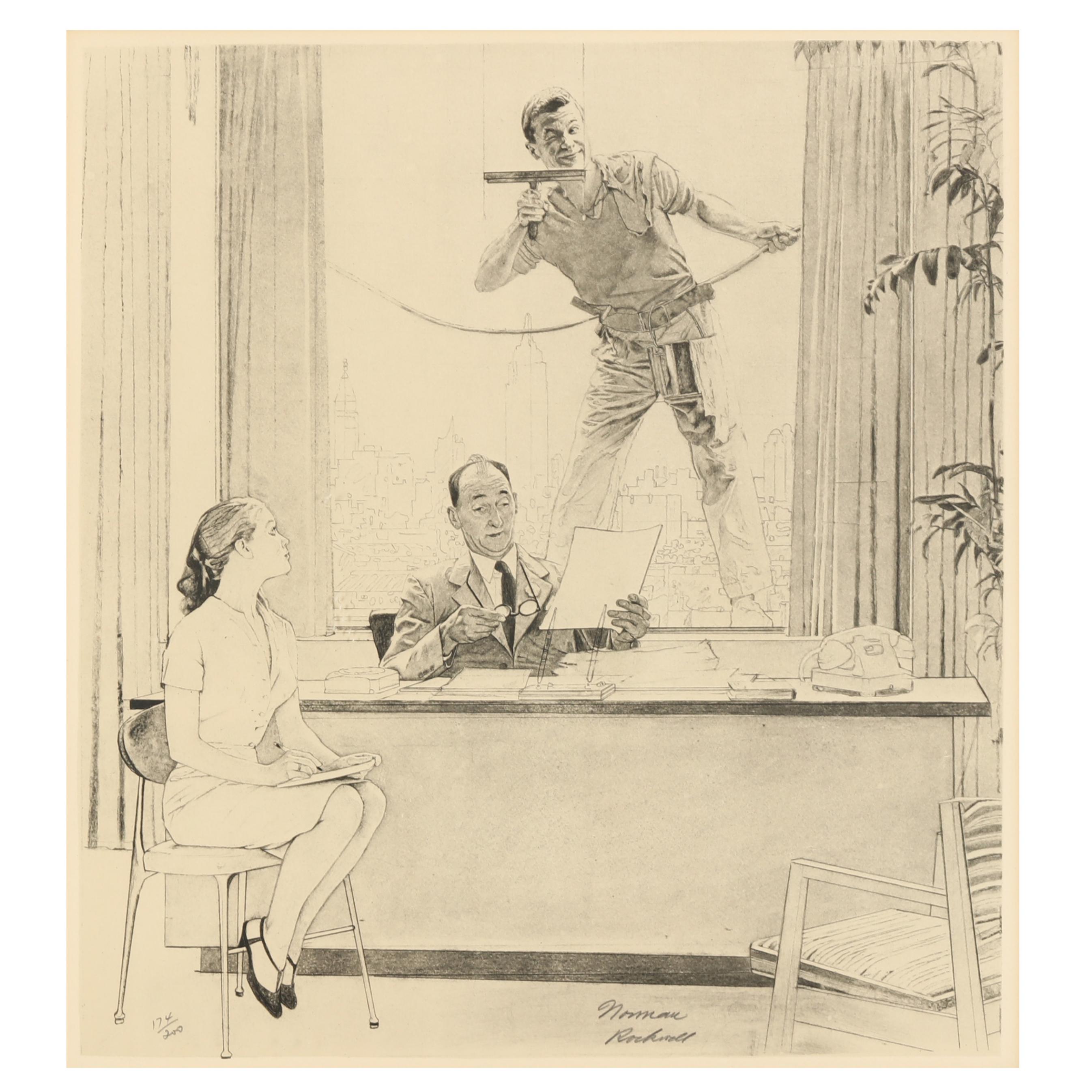 【洋書】Norman Rockwell Norman Rockwell Signed Limited Edition Lithograph Convention