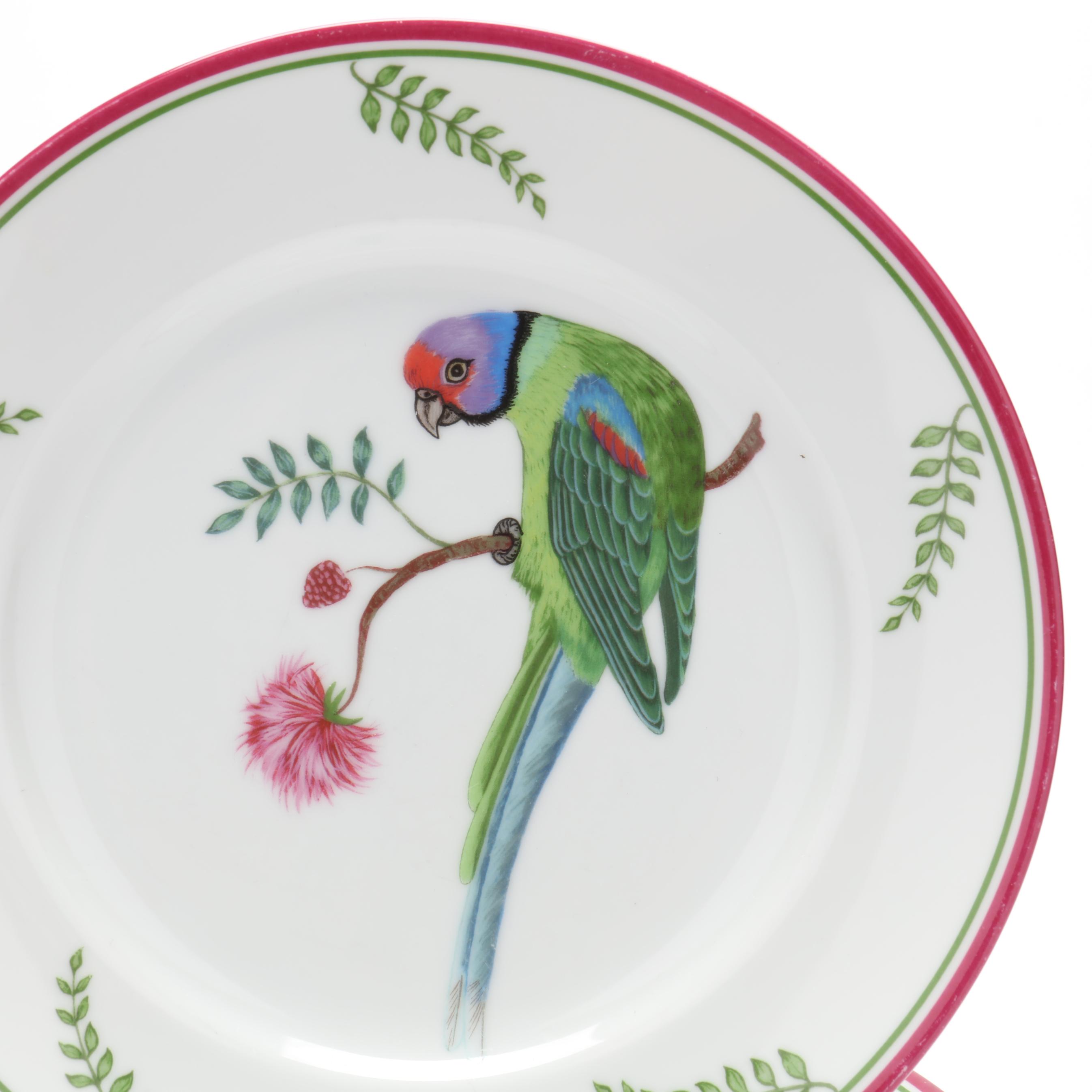 Seven Lynn Chase Parrots of Paradise Plates (Lot 5171 - )