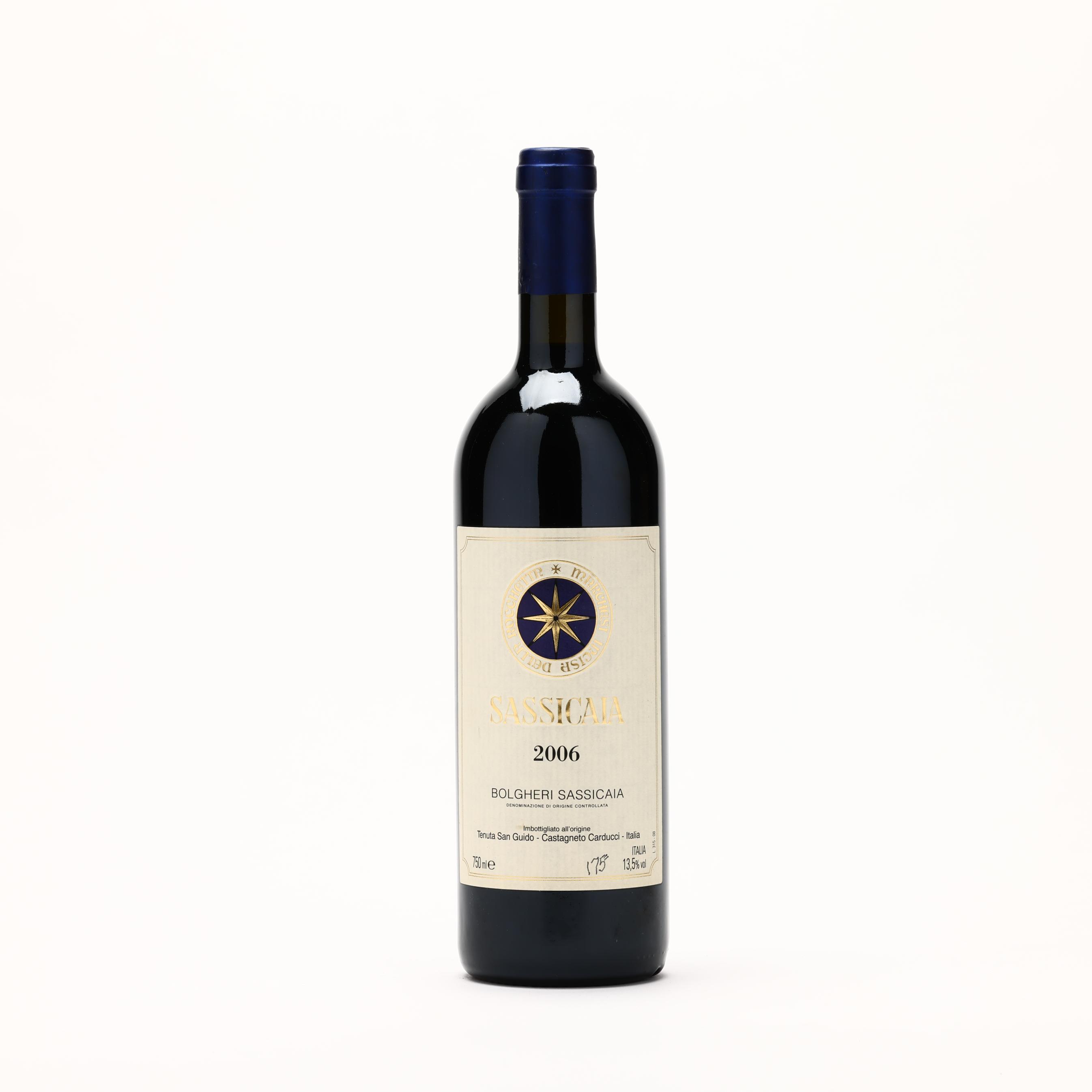 Sassicaia - Vintage 2006 (Lot 5182 - Fine Wine AuctionJun 5, 2025