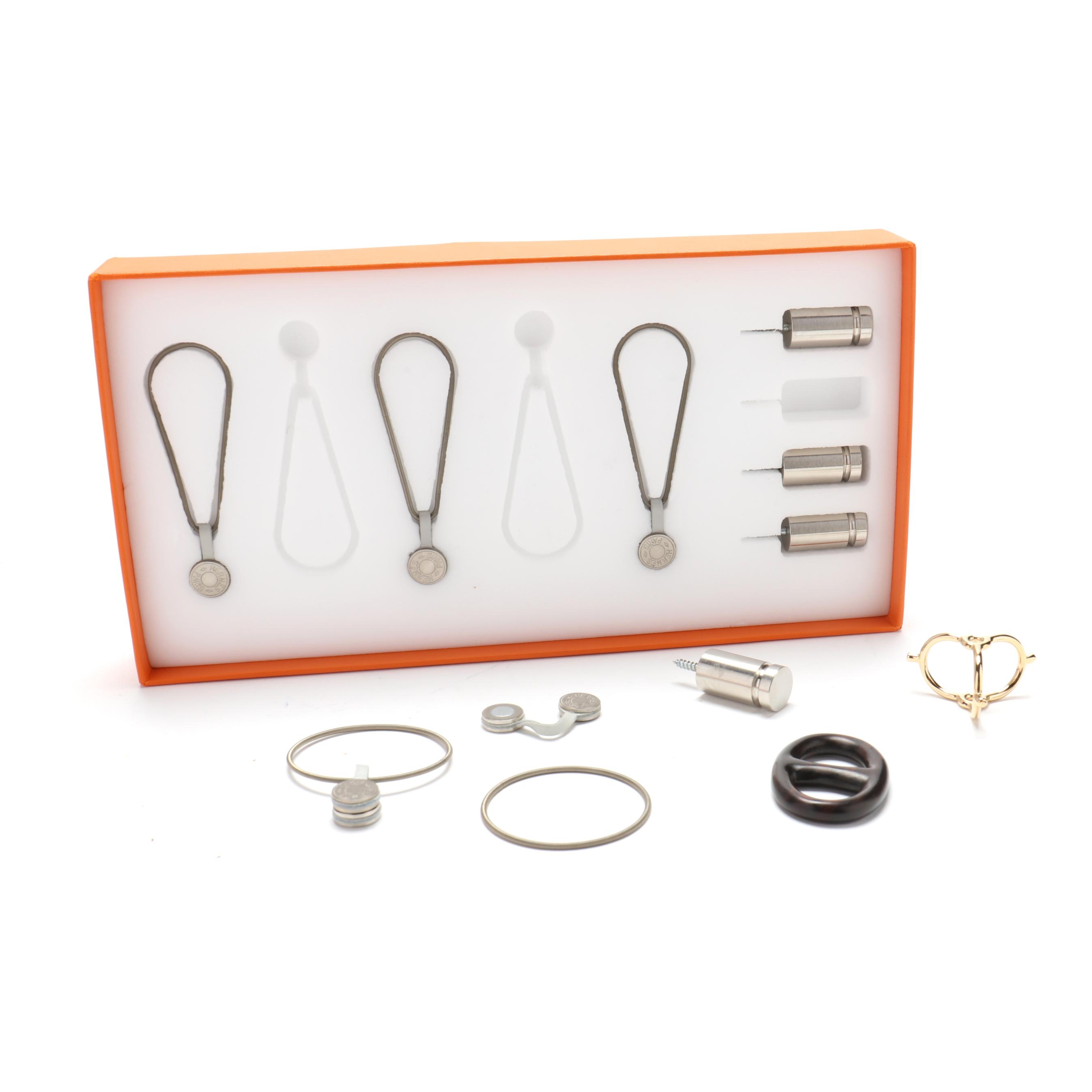 A Group of Scarf Accessories, Hermès (Lot 6269 - Estate Jewelry