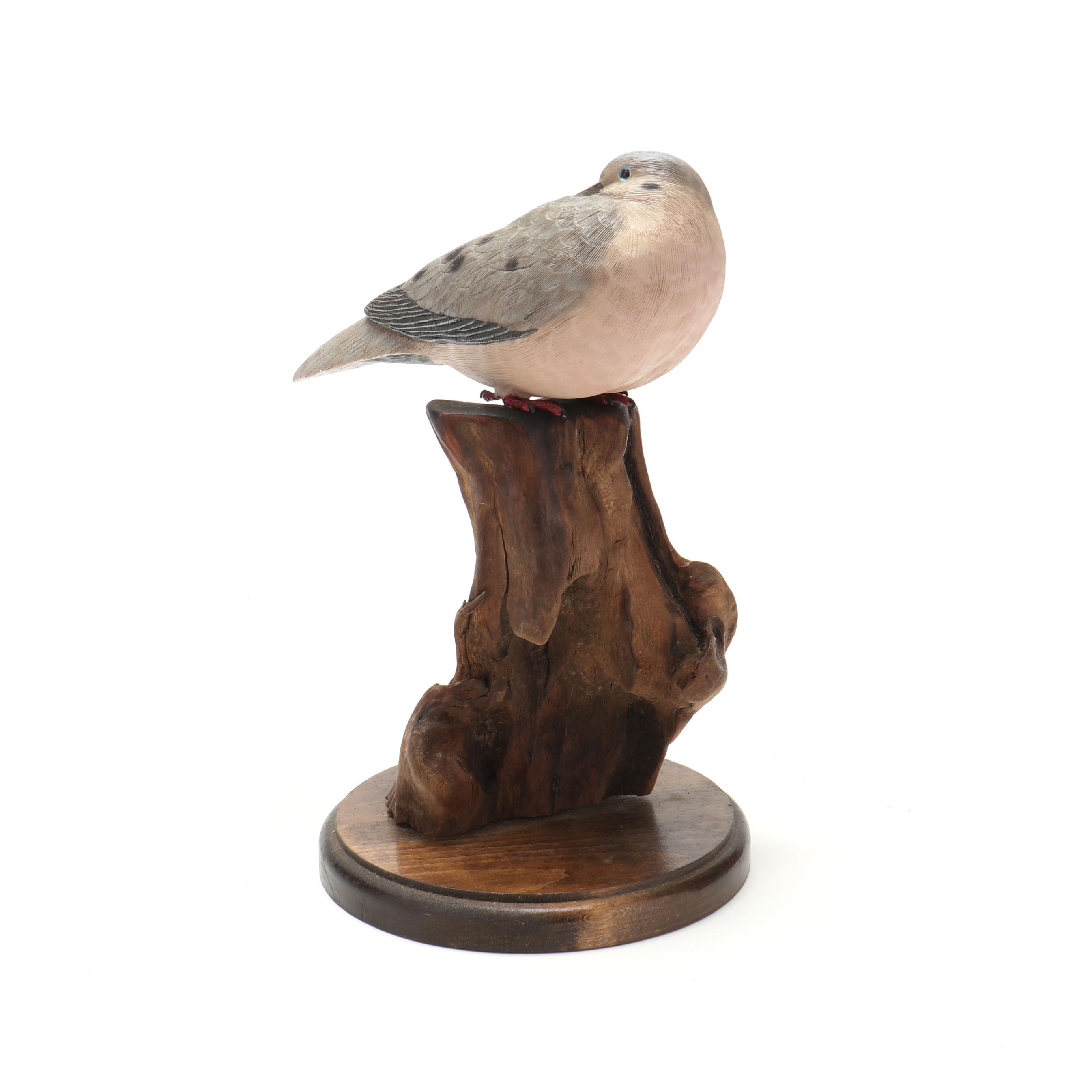 William Veasey (MD, 1932-2022), Resting Mourning Dove (Lot 5278