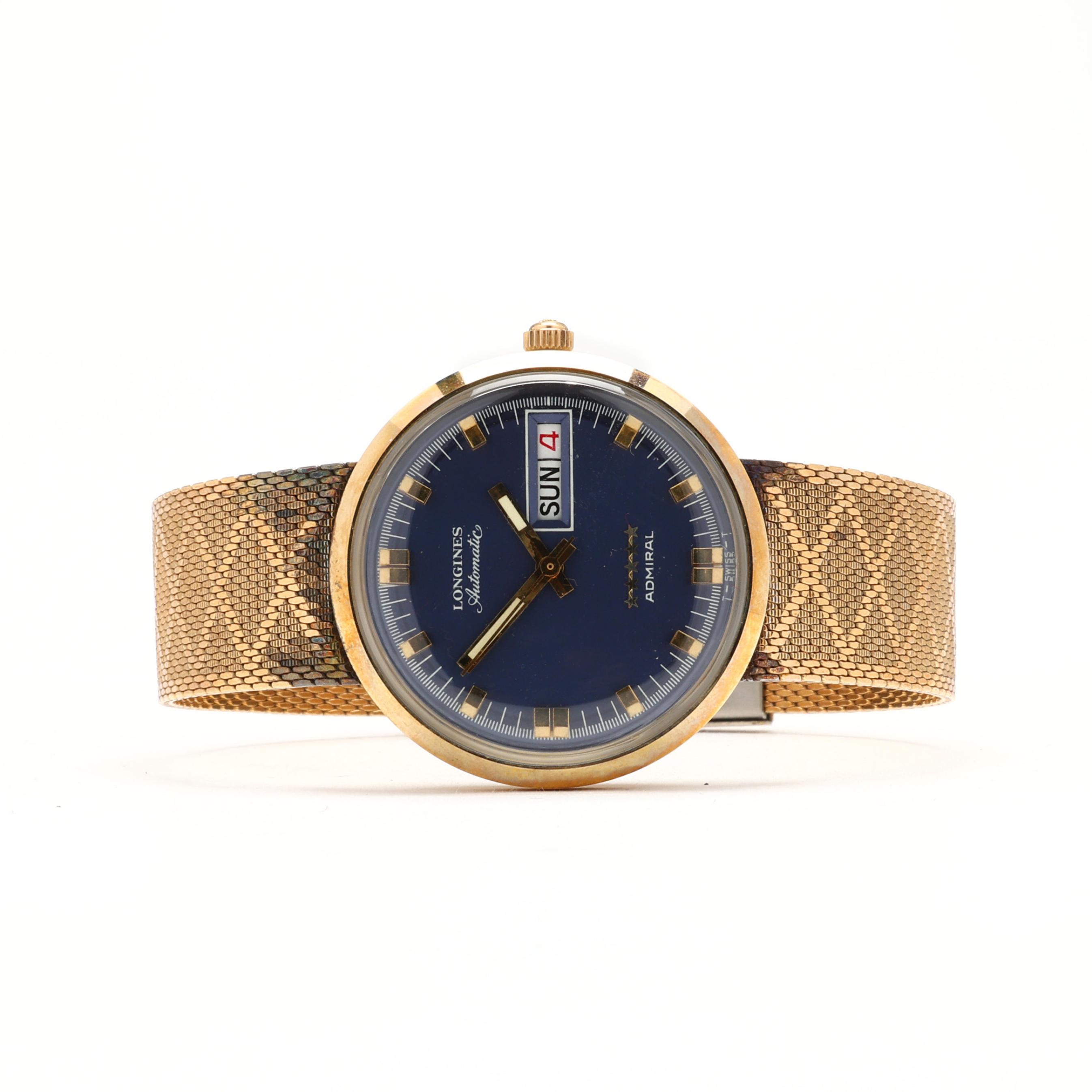 Vintage Gold-Filled Admiral Watch, Longines (Lot 6183 - Estate 