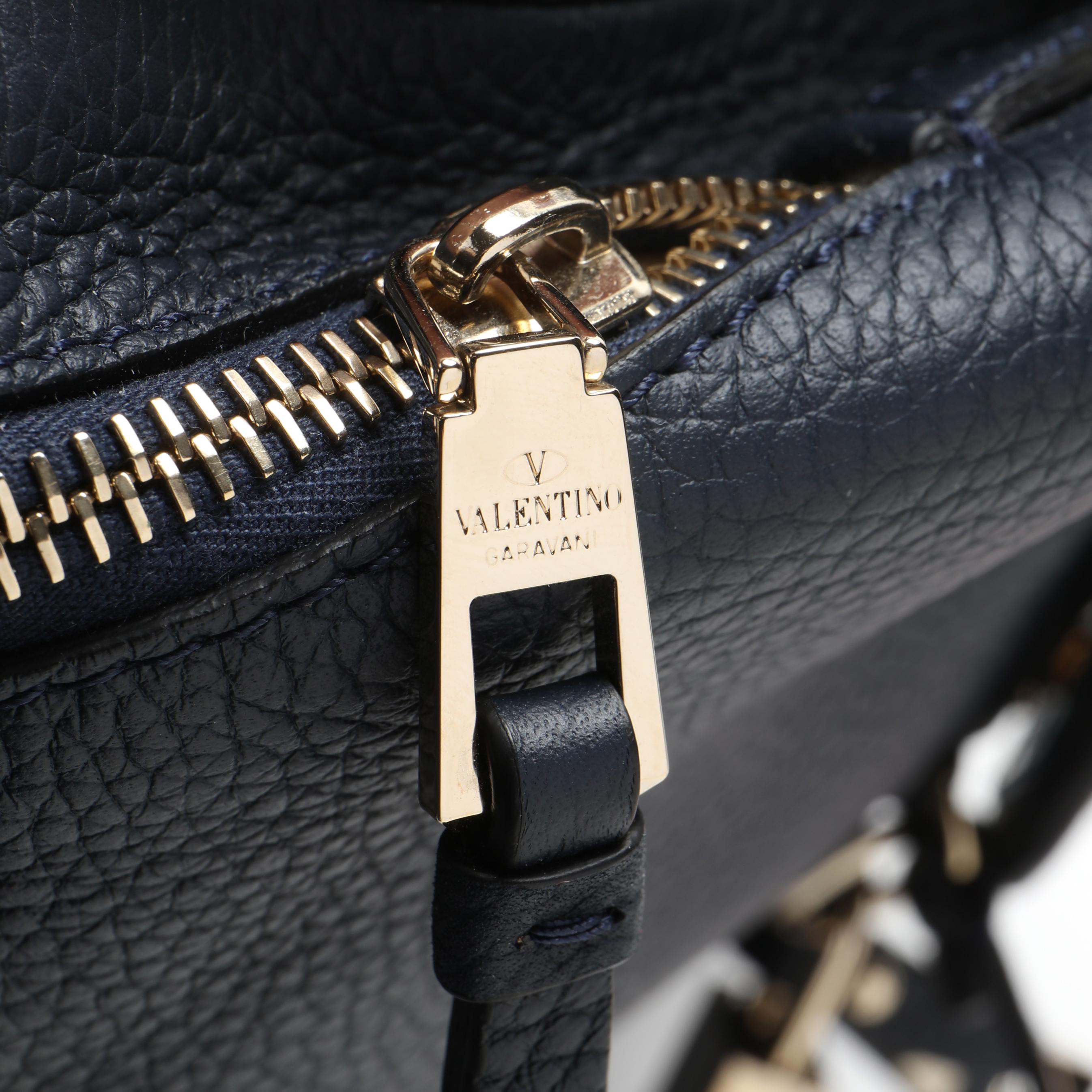 Valentino Garavani Blue Backpack with Drawstring Closure Valentino - VLTN Nylon Backpack Blue | www.luxurybags.eu main image 3