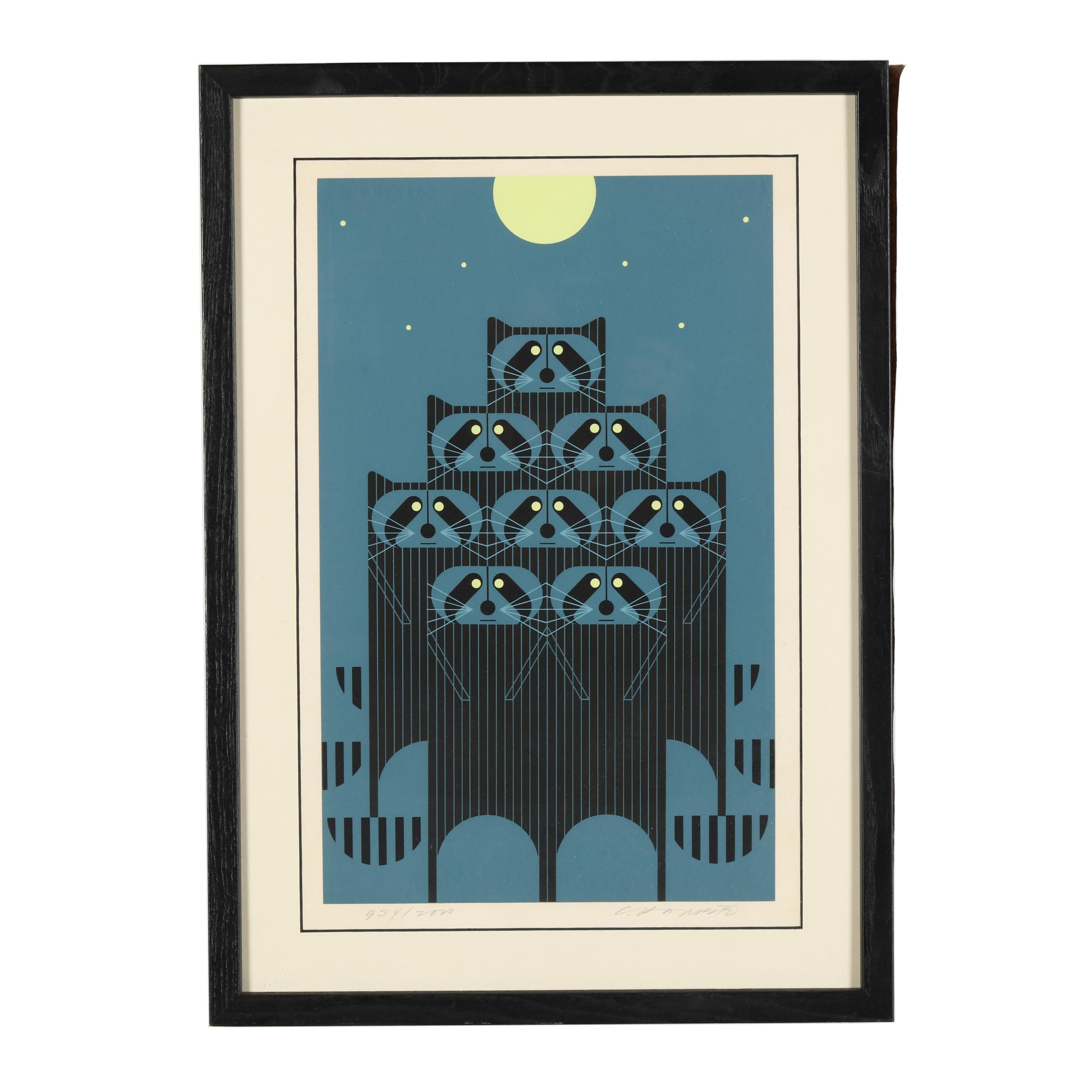 Charley Harper (American, 1922-2007), Raccpac (Lot 4427