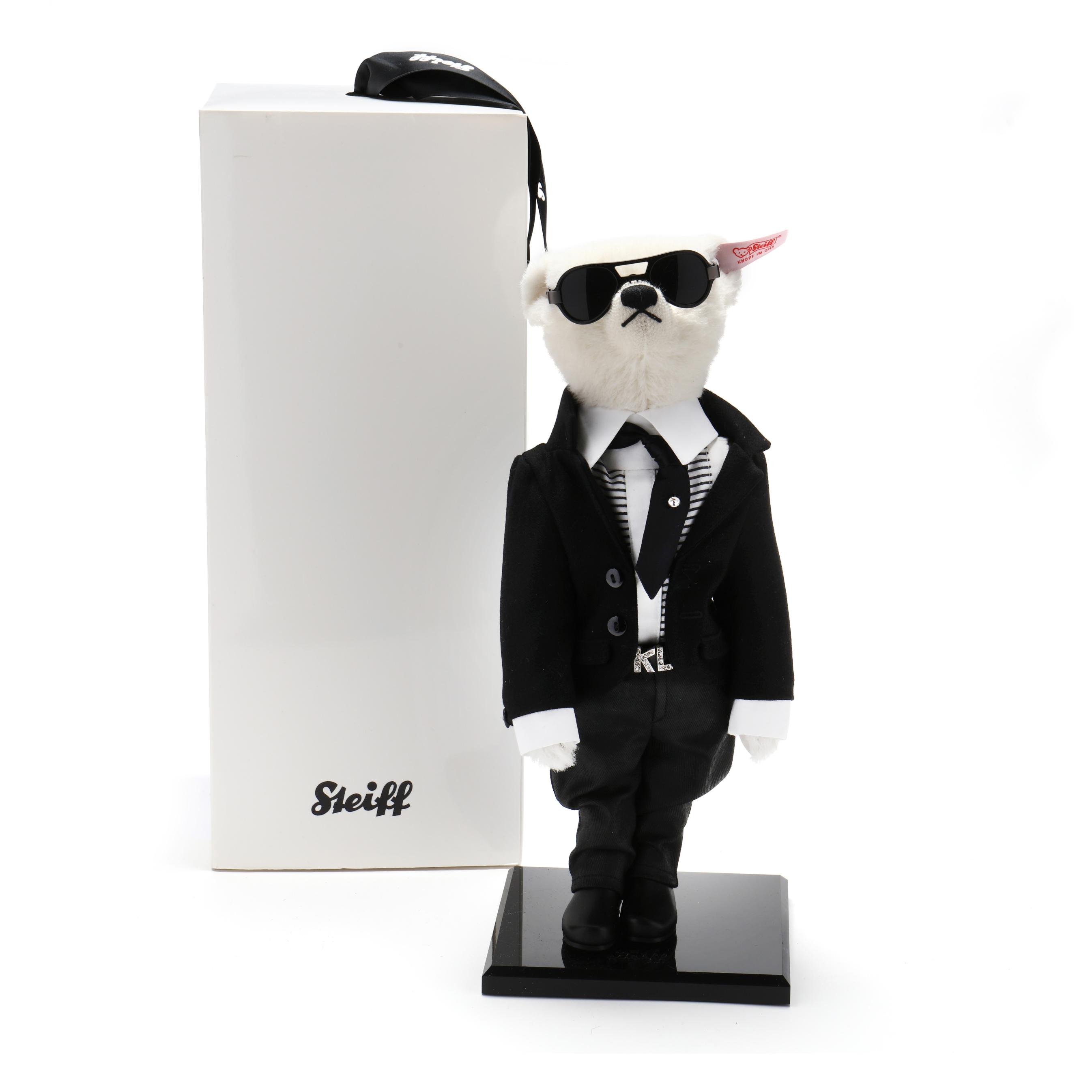 Steiff 657726 Teddybär Karl Lagerfeld limitiert 2500 40 cm Alpaca