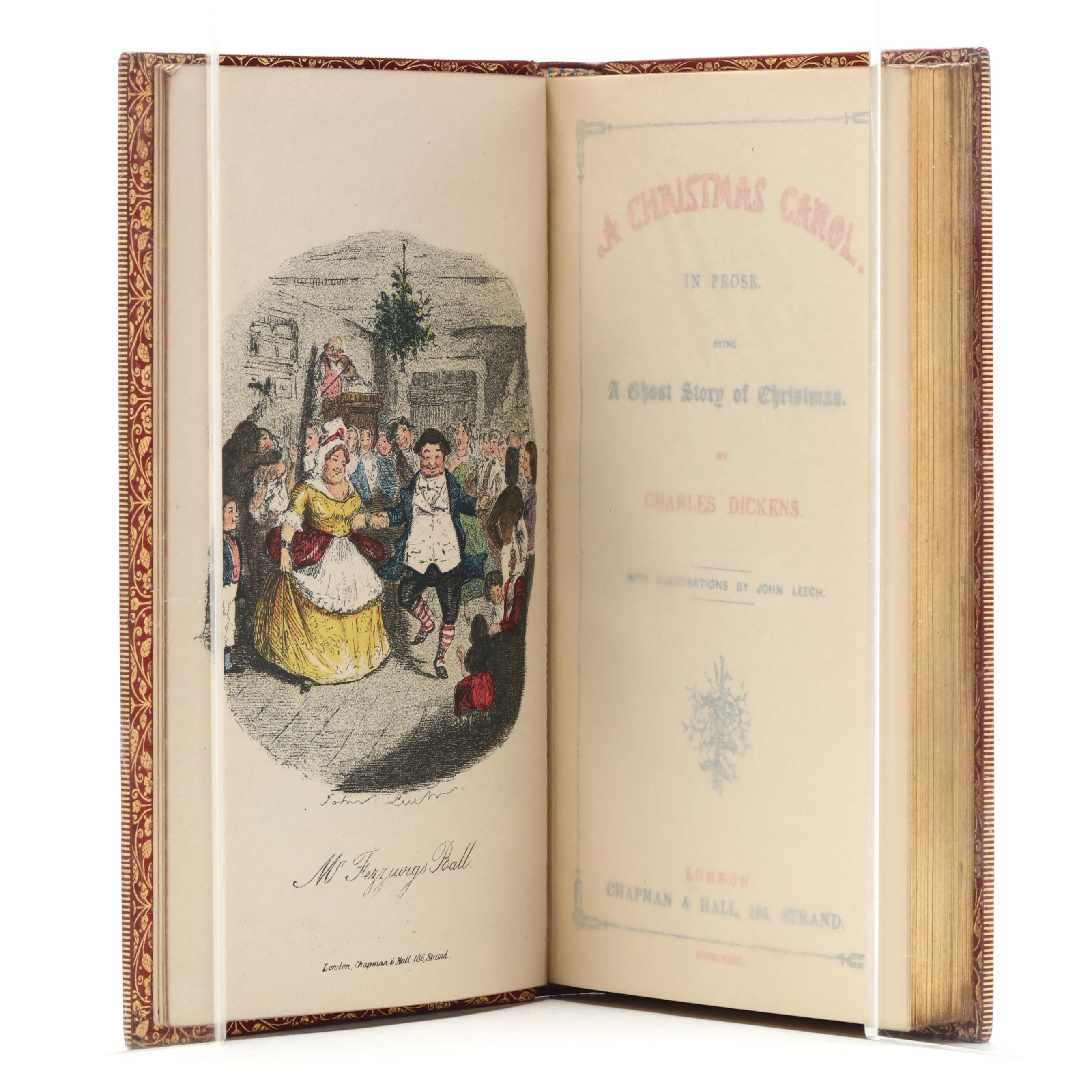 Charles Dickens's A Christmas Carol, With First Edition Title Page
