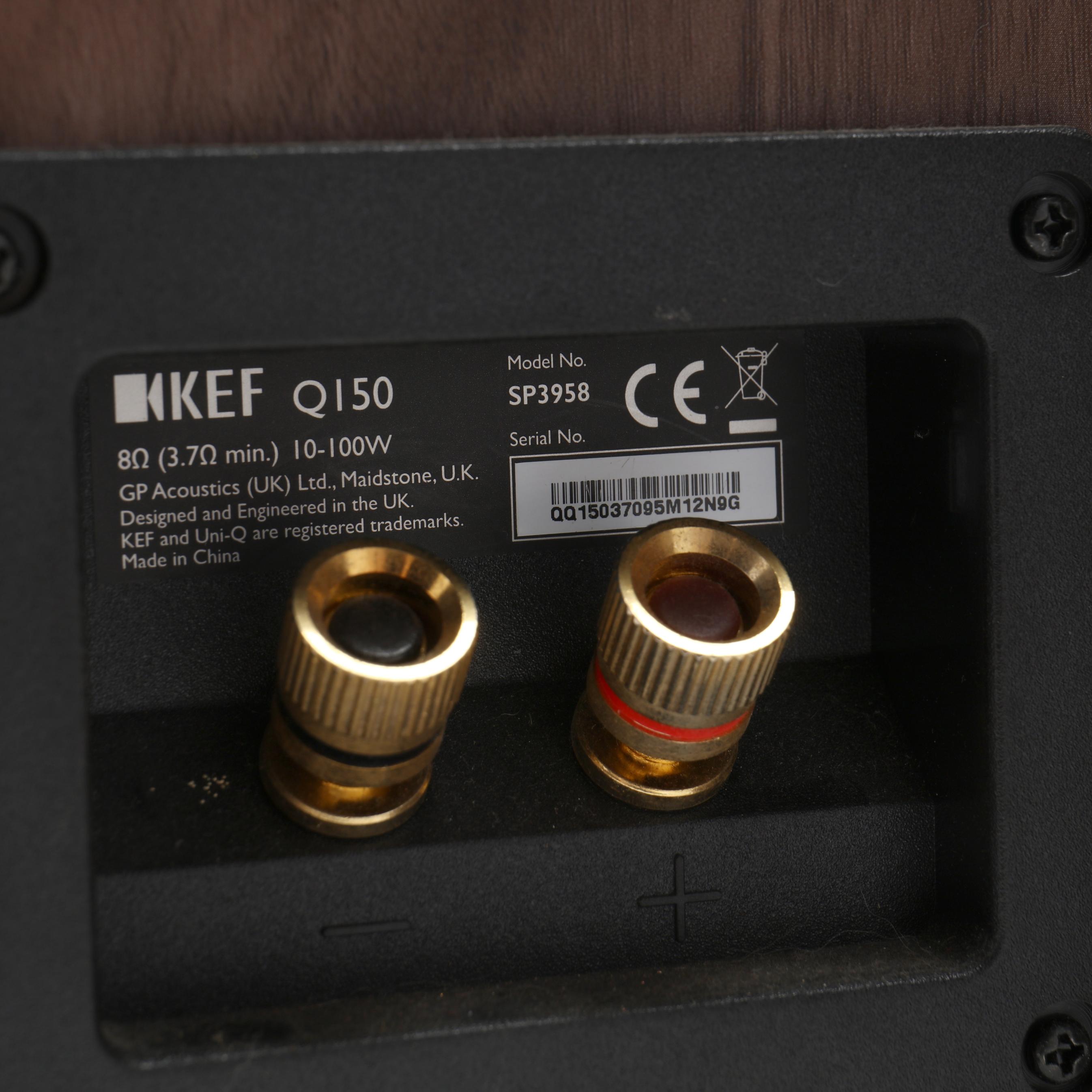 KEF Q150 Loudspeaker Pair with Speaker Stands (Lot 4342 - Modern