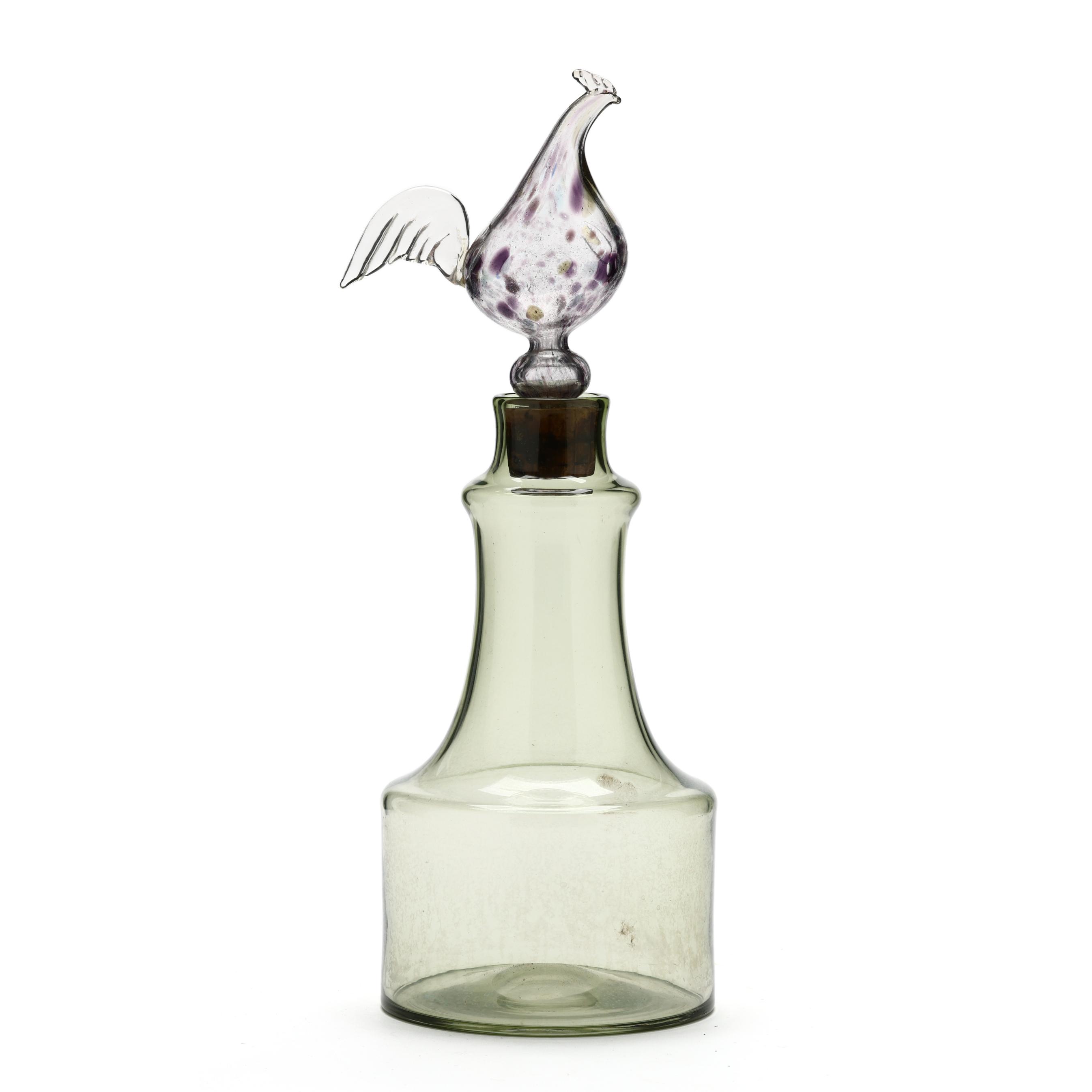 Kaj Franck (Finland, 1911-1989), Figural Glass Decanter (Lot