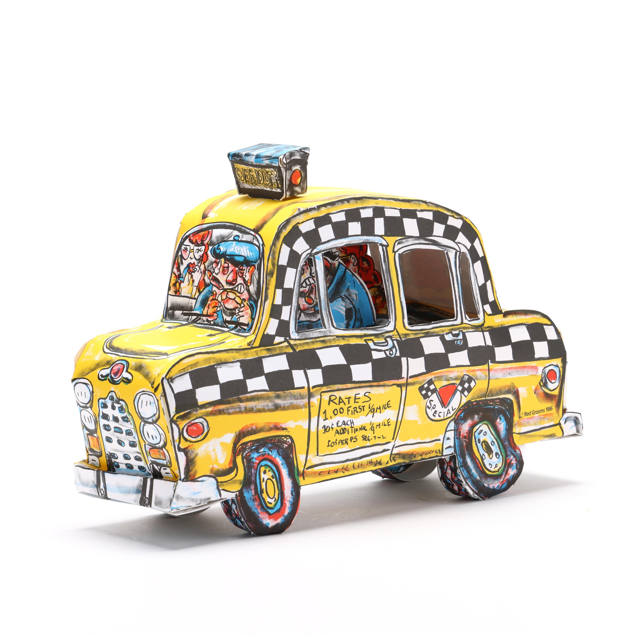 Red Grooms (American, b. 1937), Ruckus Taxi (Two Works) (Lot 5017