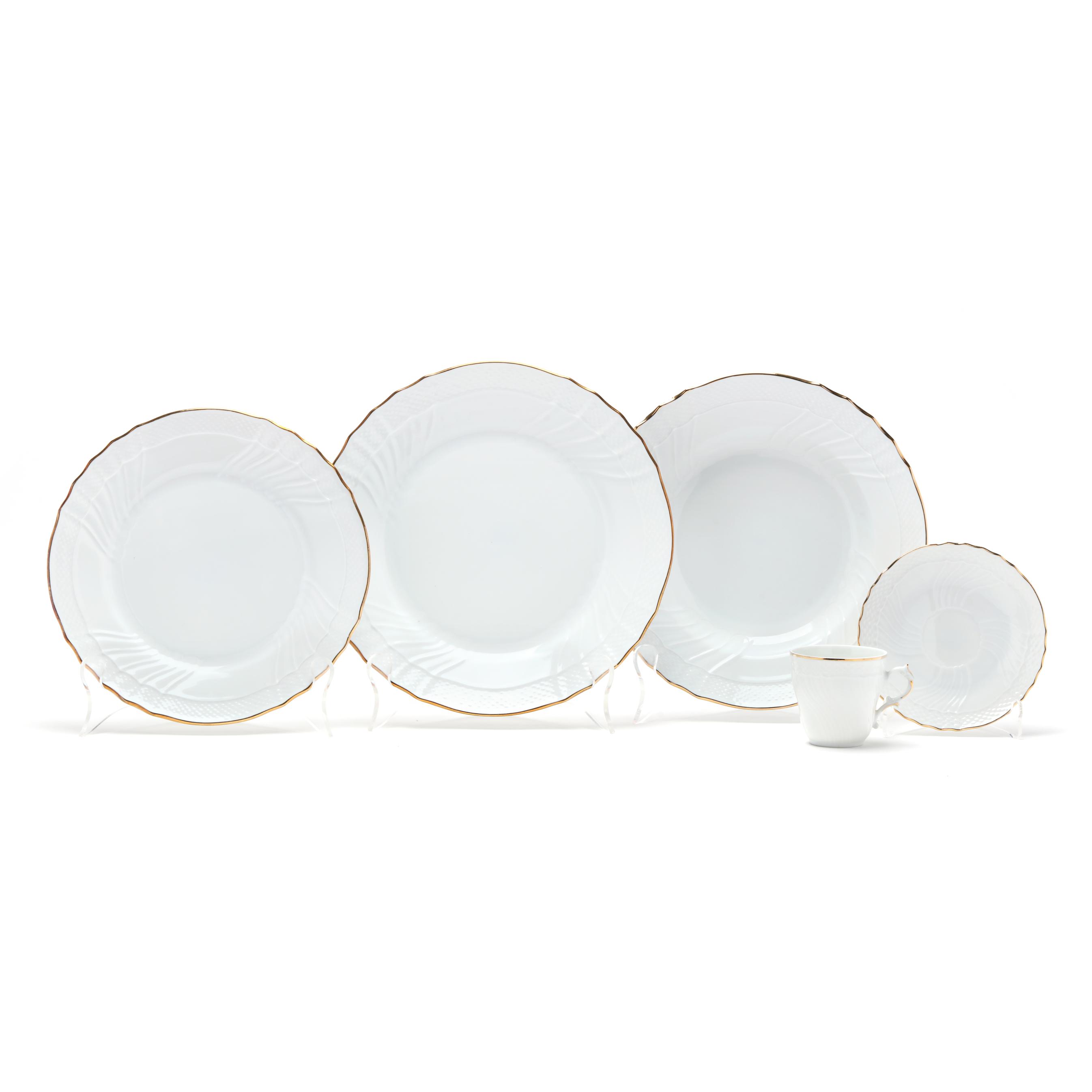 Richard Ginori, Bianco White China Dinner Service (Lot 1106 - May