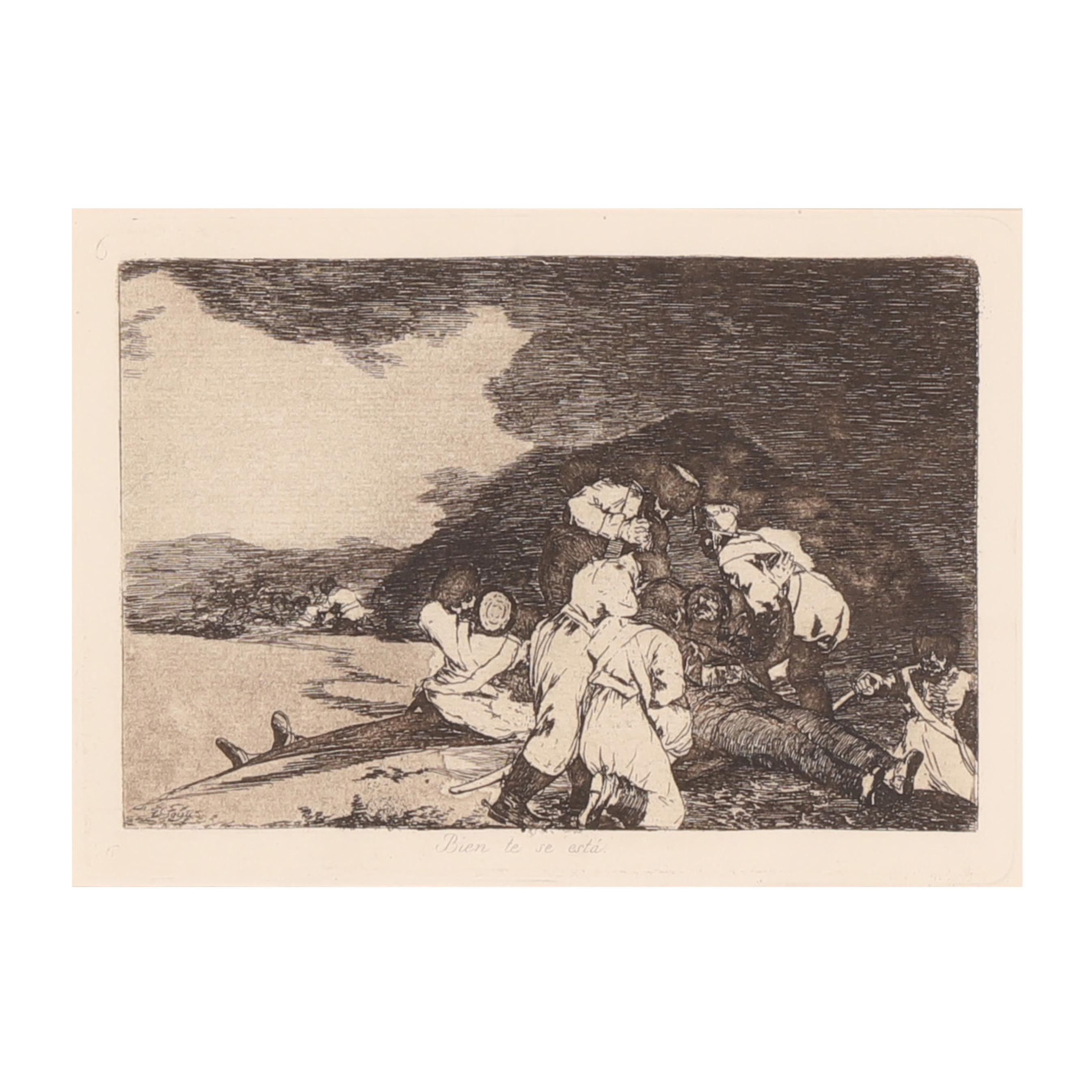 Francisco de Goya (Spanish, 1746-1828), Tampoco (Non Plus) (Lot
