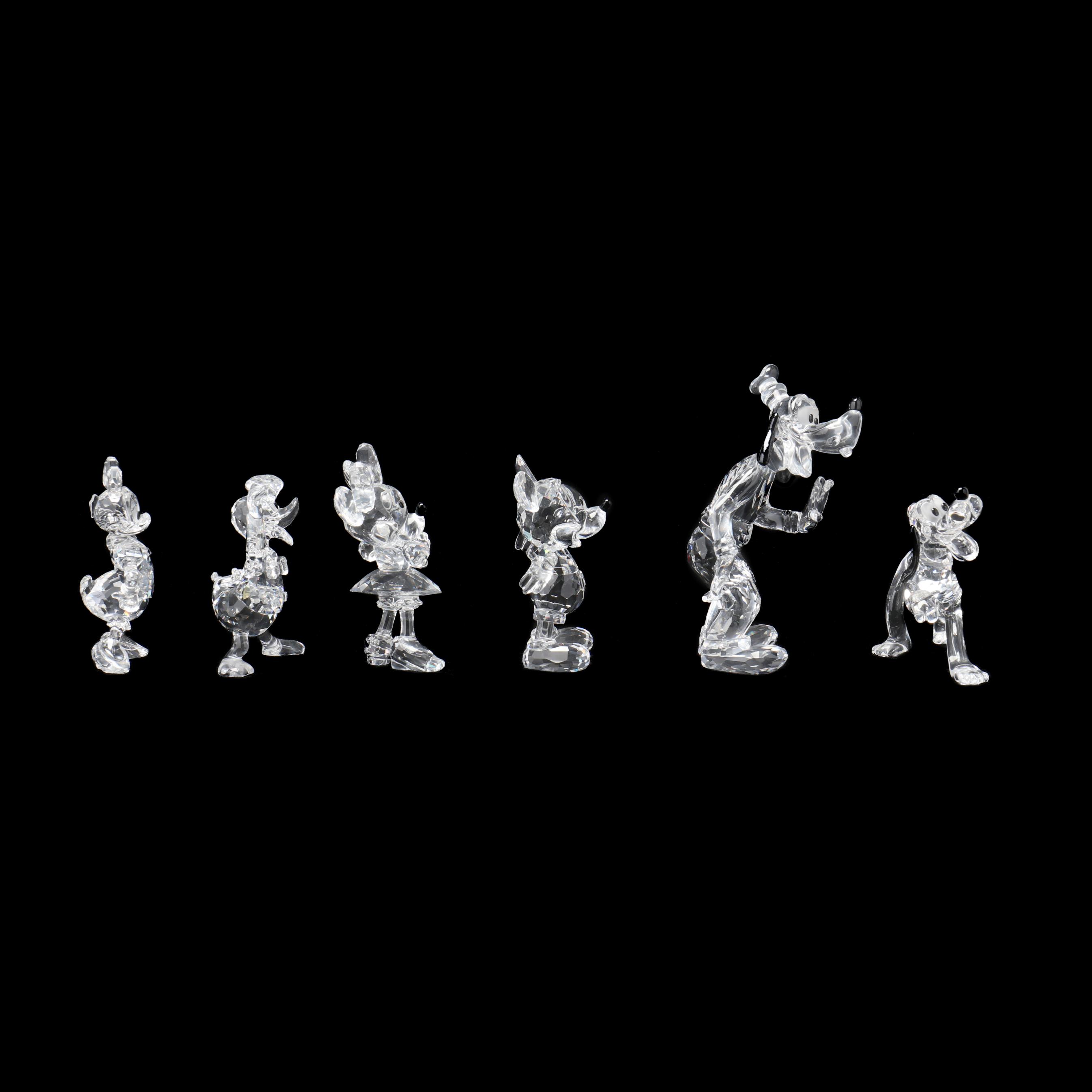 Swarovski, Set of Six Assorted Characters from the Disney
