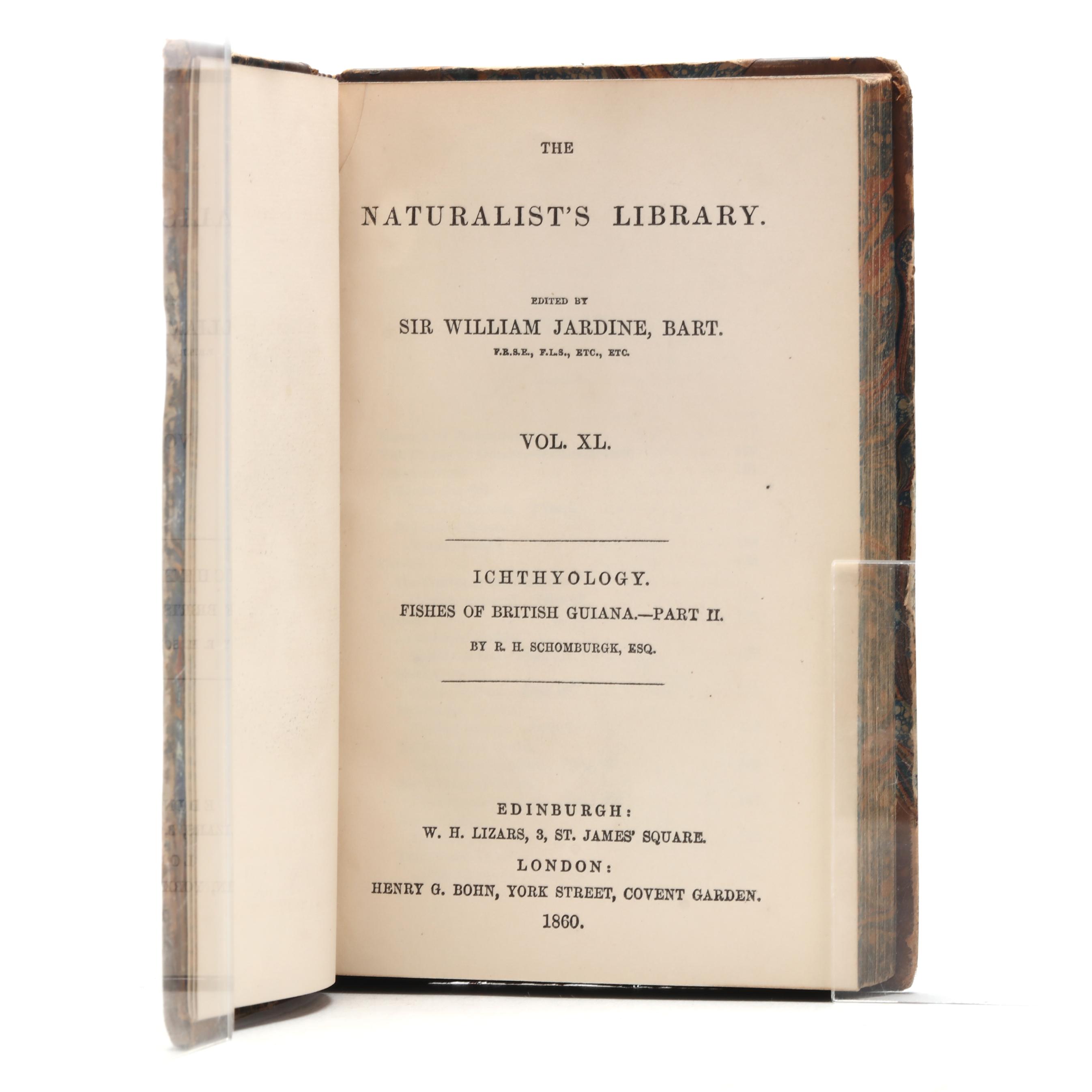 A Rare Complete Set of Jardine's The Naturalist's Library, With
