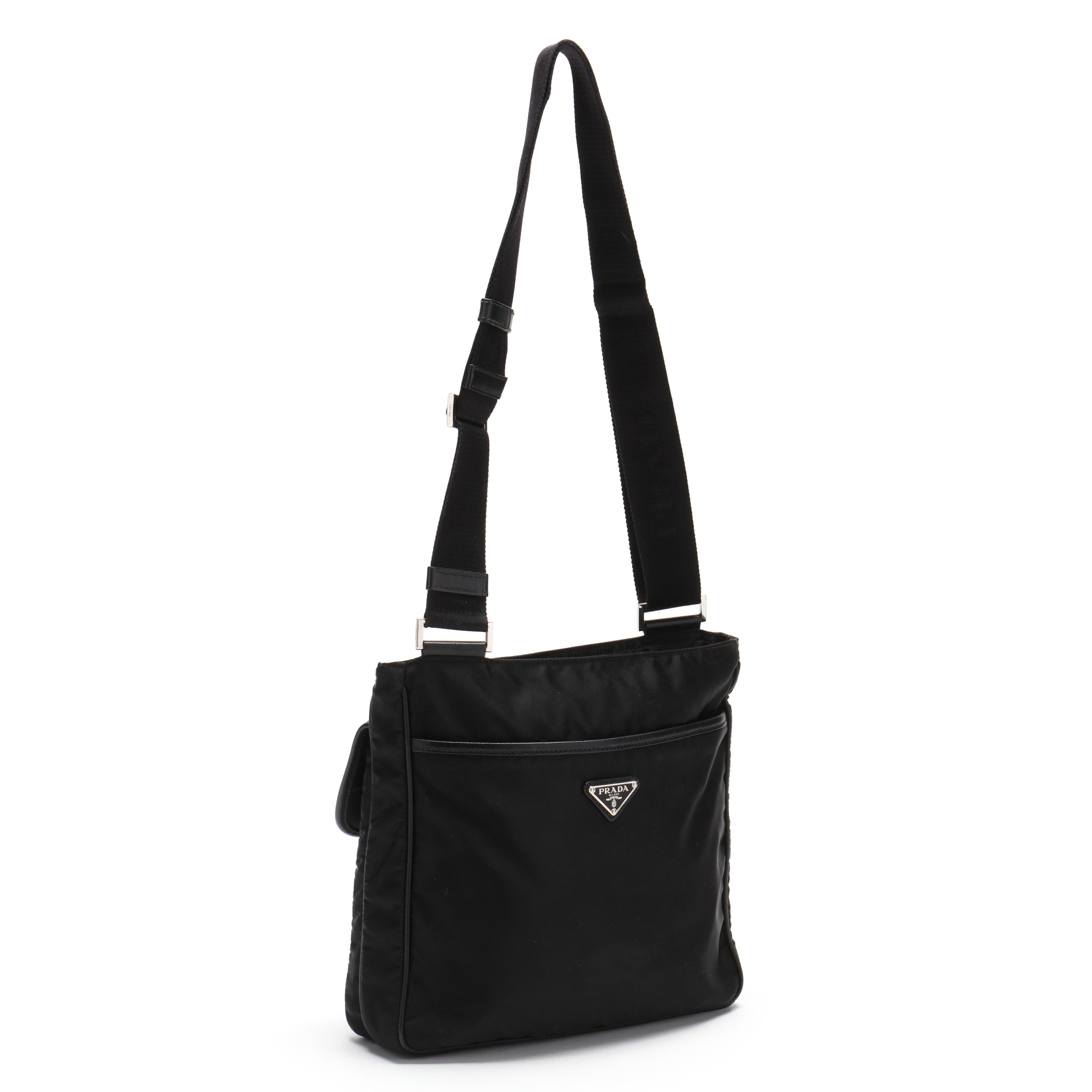 Black Nylon Crossbody Bag, Prada (Lot 5373 - Estate Jewelry