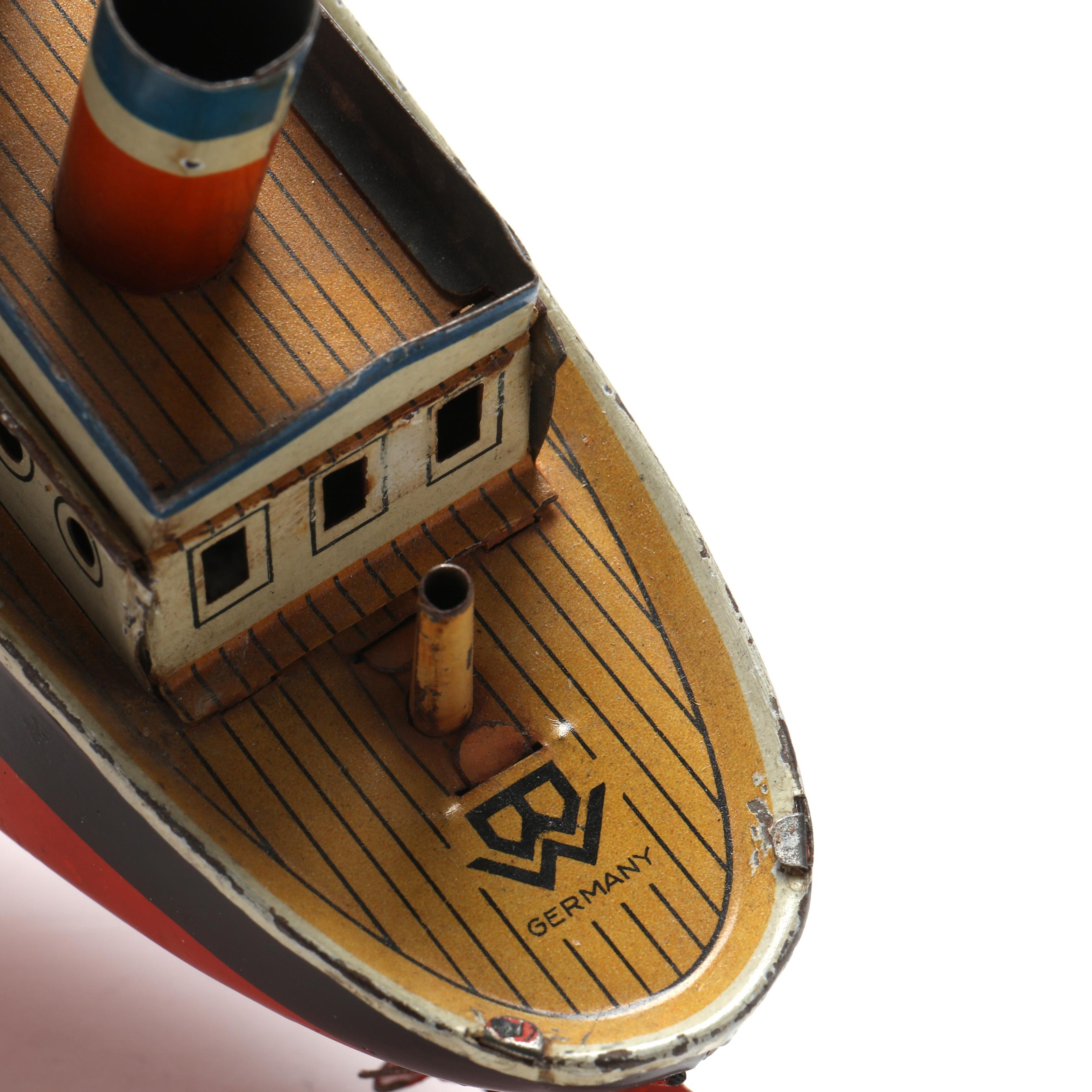 Gebruder Bing, Leviathan Ocean Liner Tin Toy (Lot 1210 - May