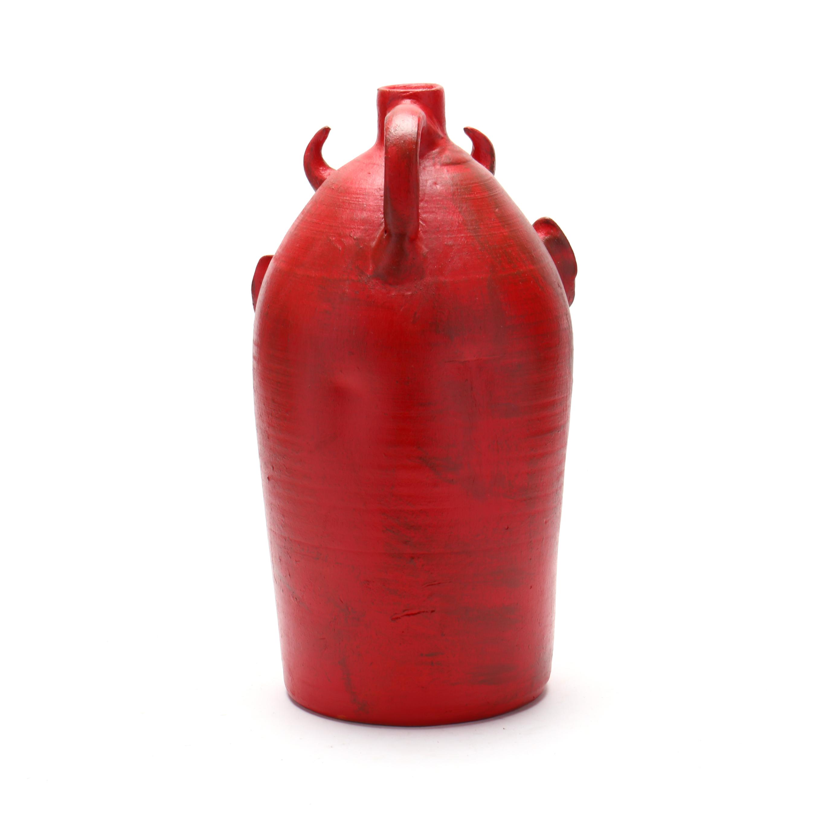 Louis D. Brown (Arden, NC), Large Devil Face Jug (Lot 2429