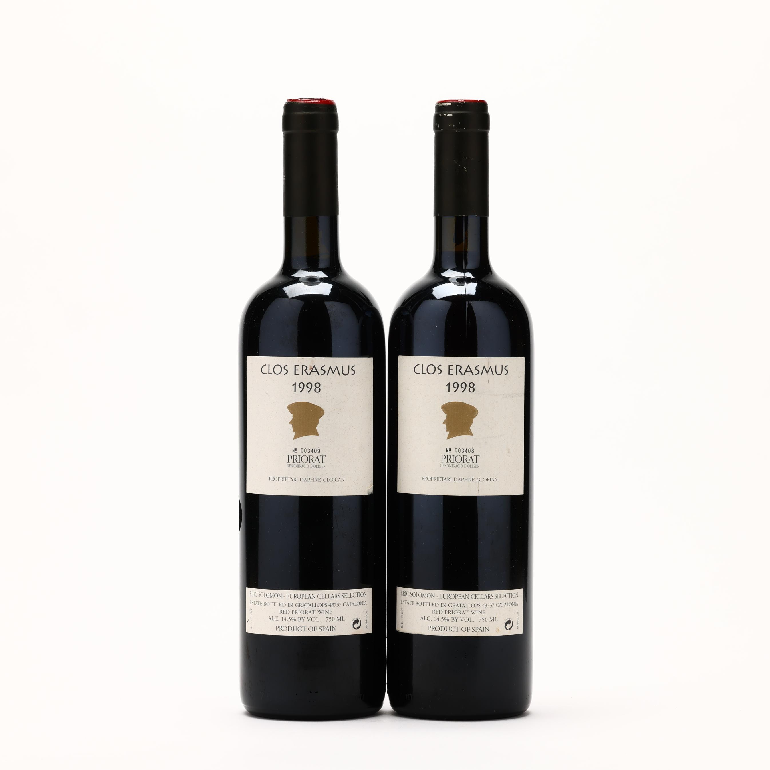 Clos Erasmus - Vintage 1998 (Lot 4309 - East Coast Oncologist