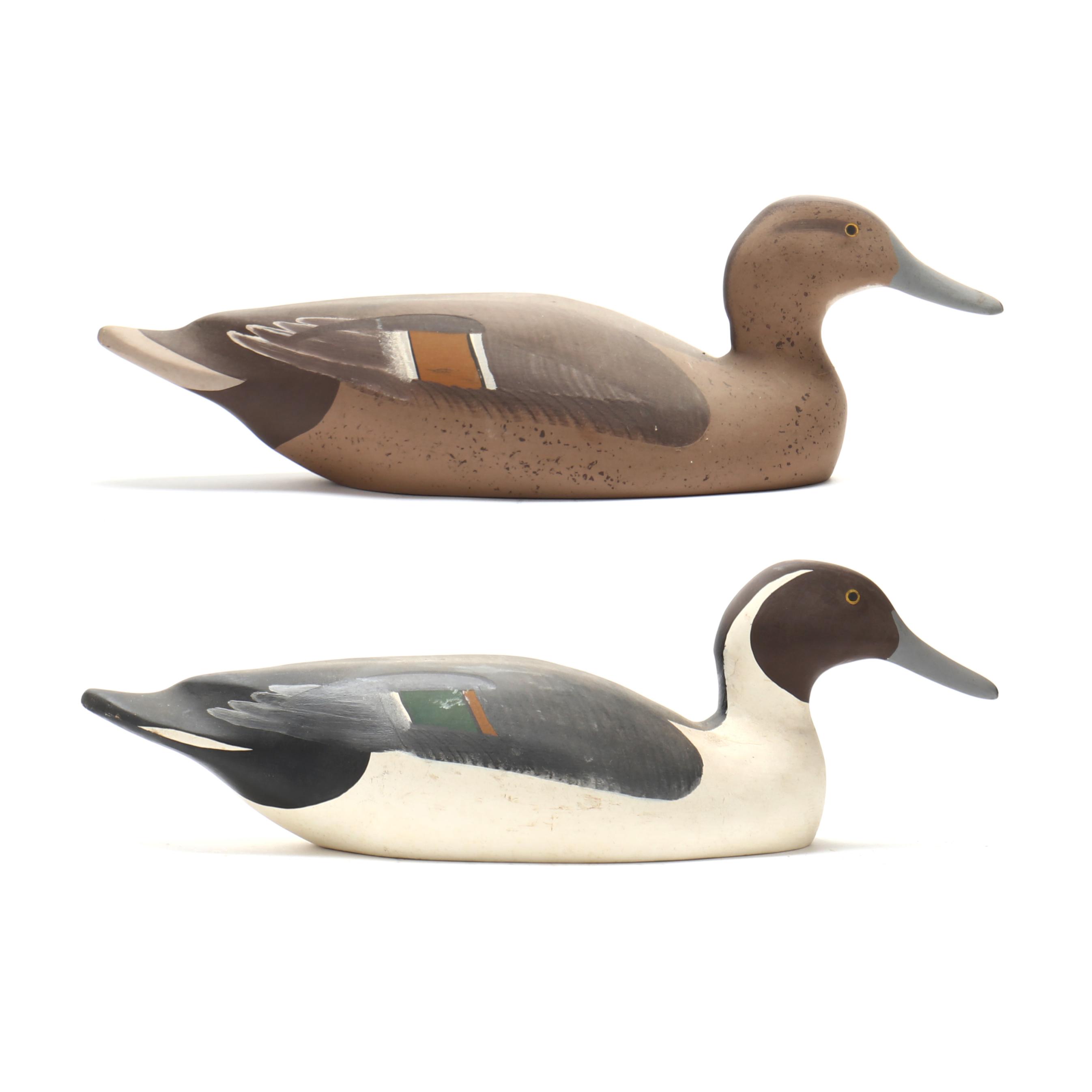 Wildfowler Decoys Inc.(NY, 1939-1980s), Pair of Pintails (Lot 7270