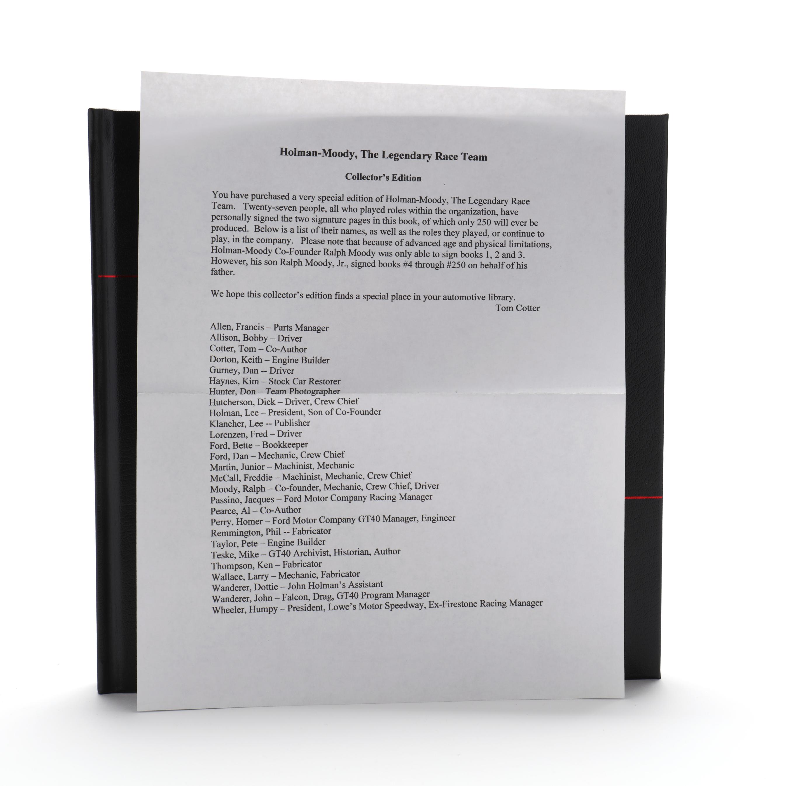 Limited Collector's Edition of Holman Moody, The Legendary Race