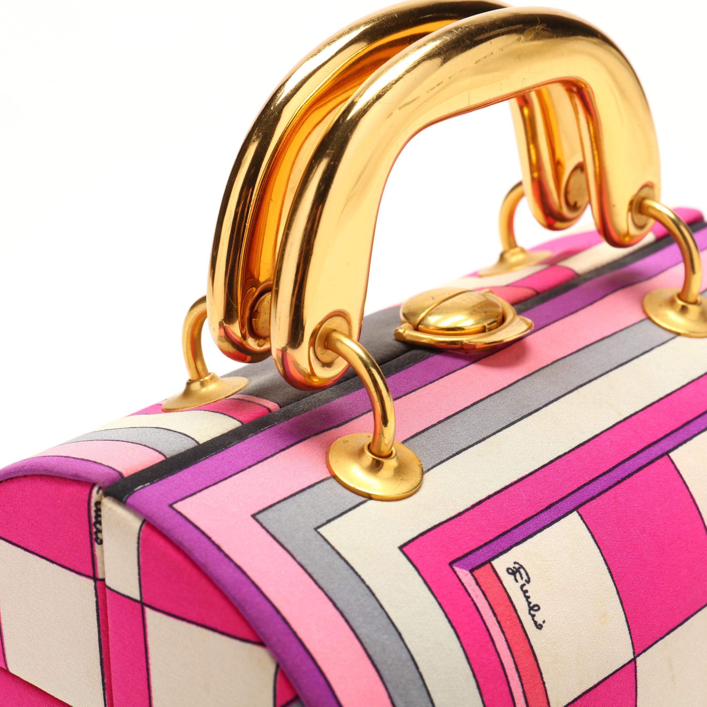 Pink Silk Handbag, Emilio Pucci (Lot 5383 - Estate Jewelry
