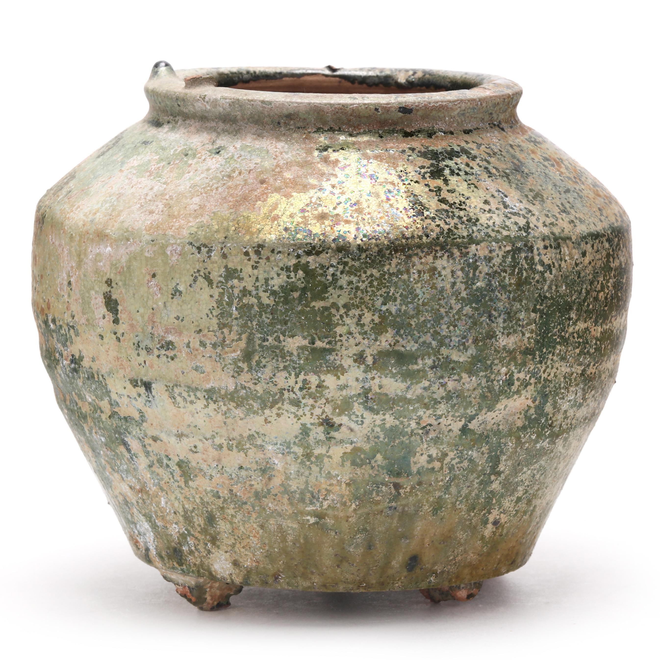 A Chinese Green Glazed Jar (Lot 4001 - Asian Art AuctionMay 22