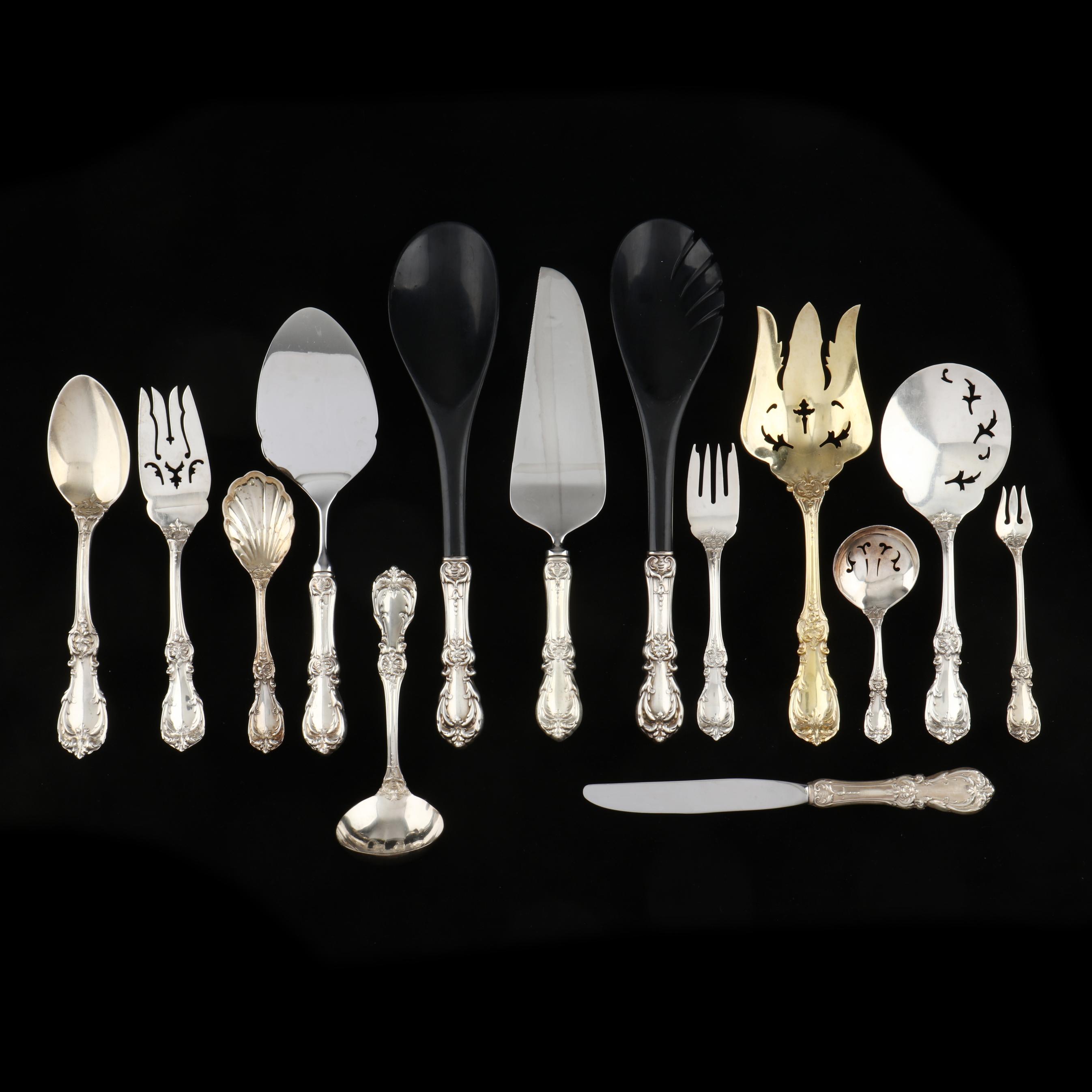 Reed & Barton Burgundy Sterling Silver Flatware Service (Lot 4152
