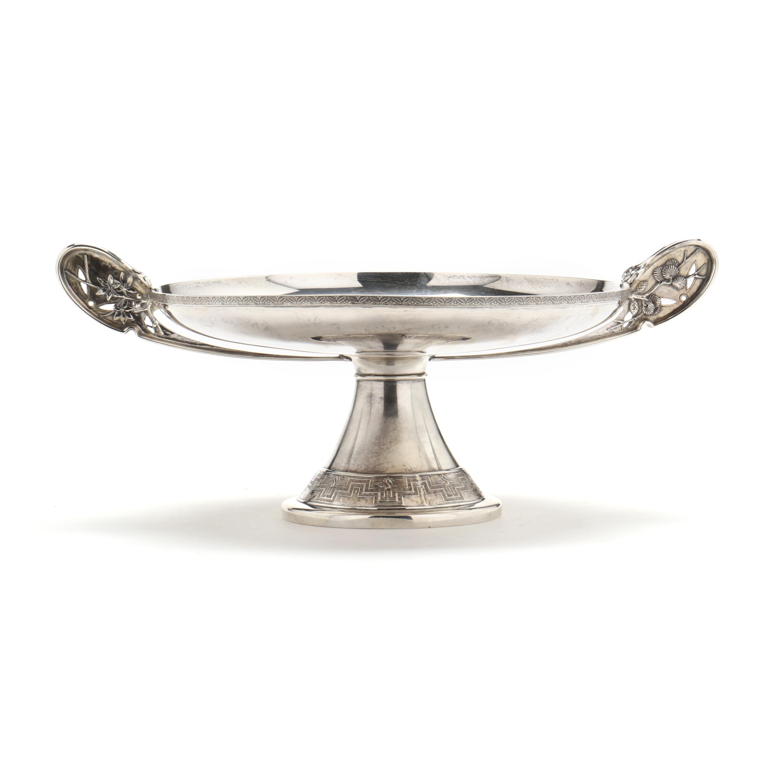 Tiffany & Co. Sterling Silver Tazza with Japanese Motifs (Lot 4118