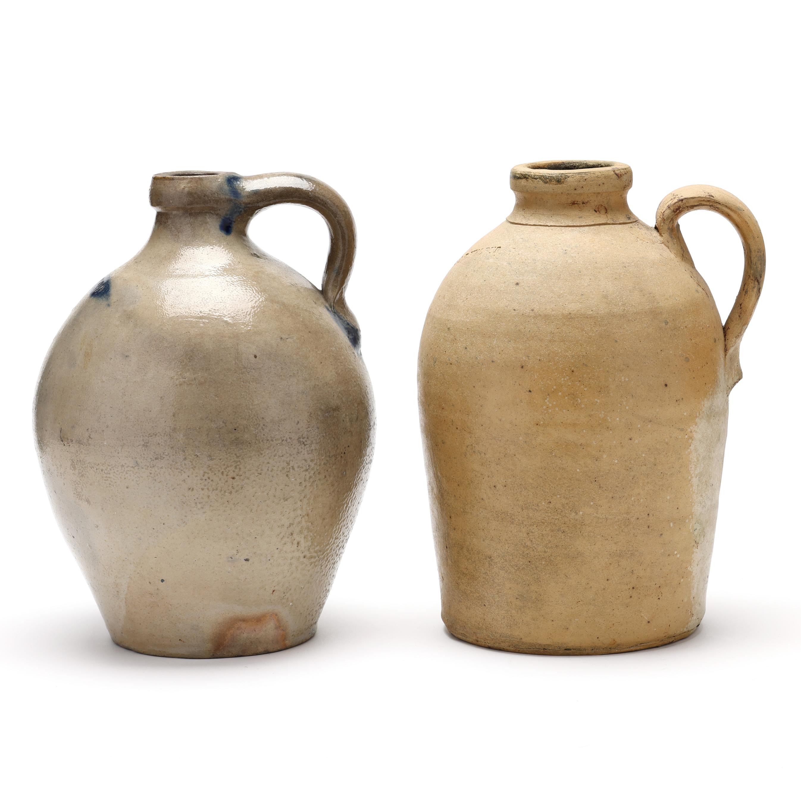 OJIYUU Two Ohio Stoneware Jugs (Lot 1118 - June Estate AuctionJun 26